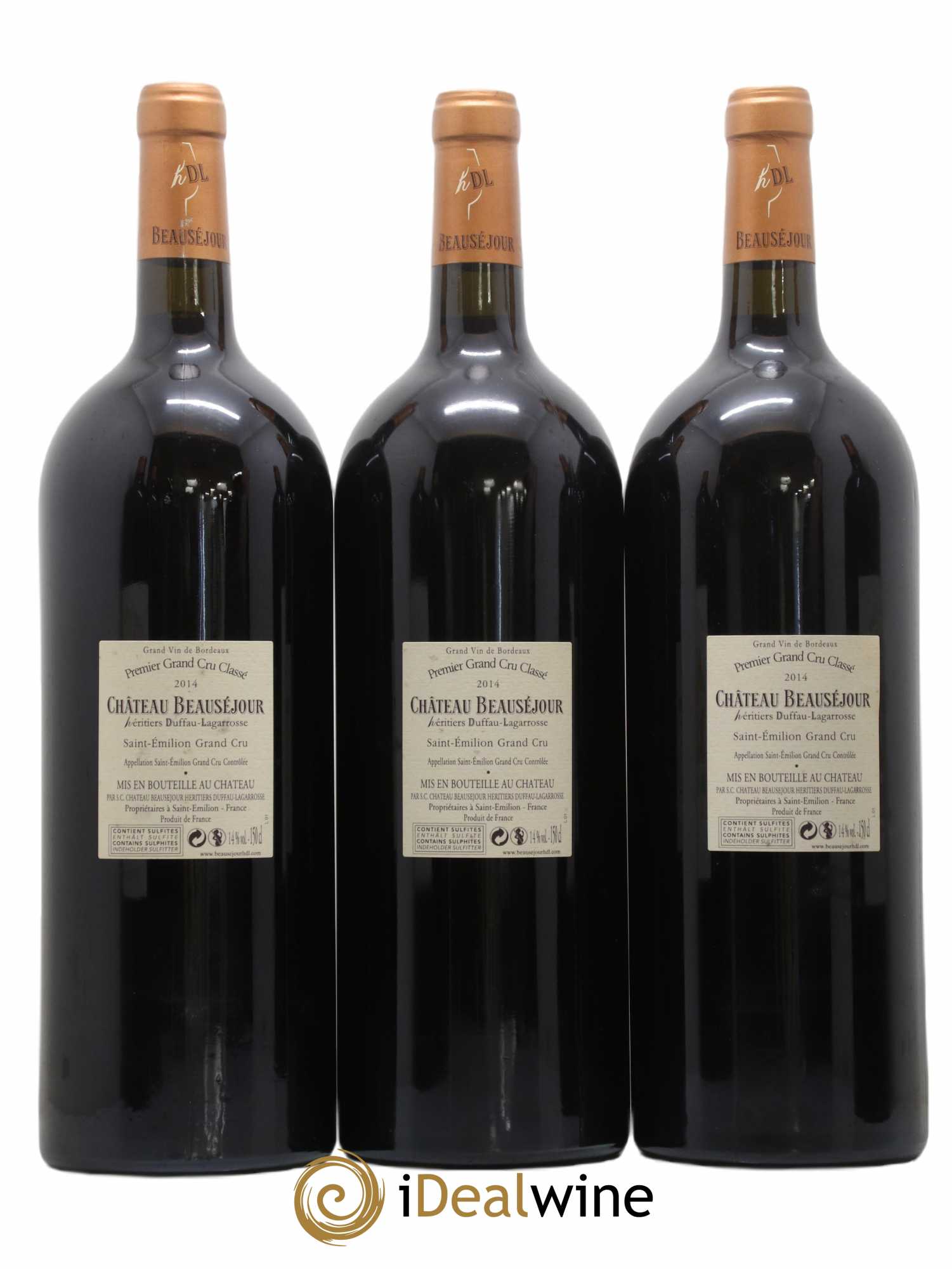 Château Beauséjour (Duffau-Lagarrosse) 1er Grand Cru Classé B 2014 - Posten von 6 Magnum - 4