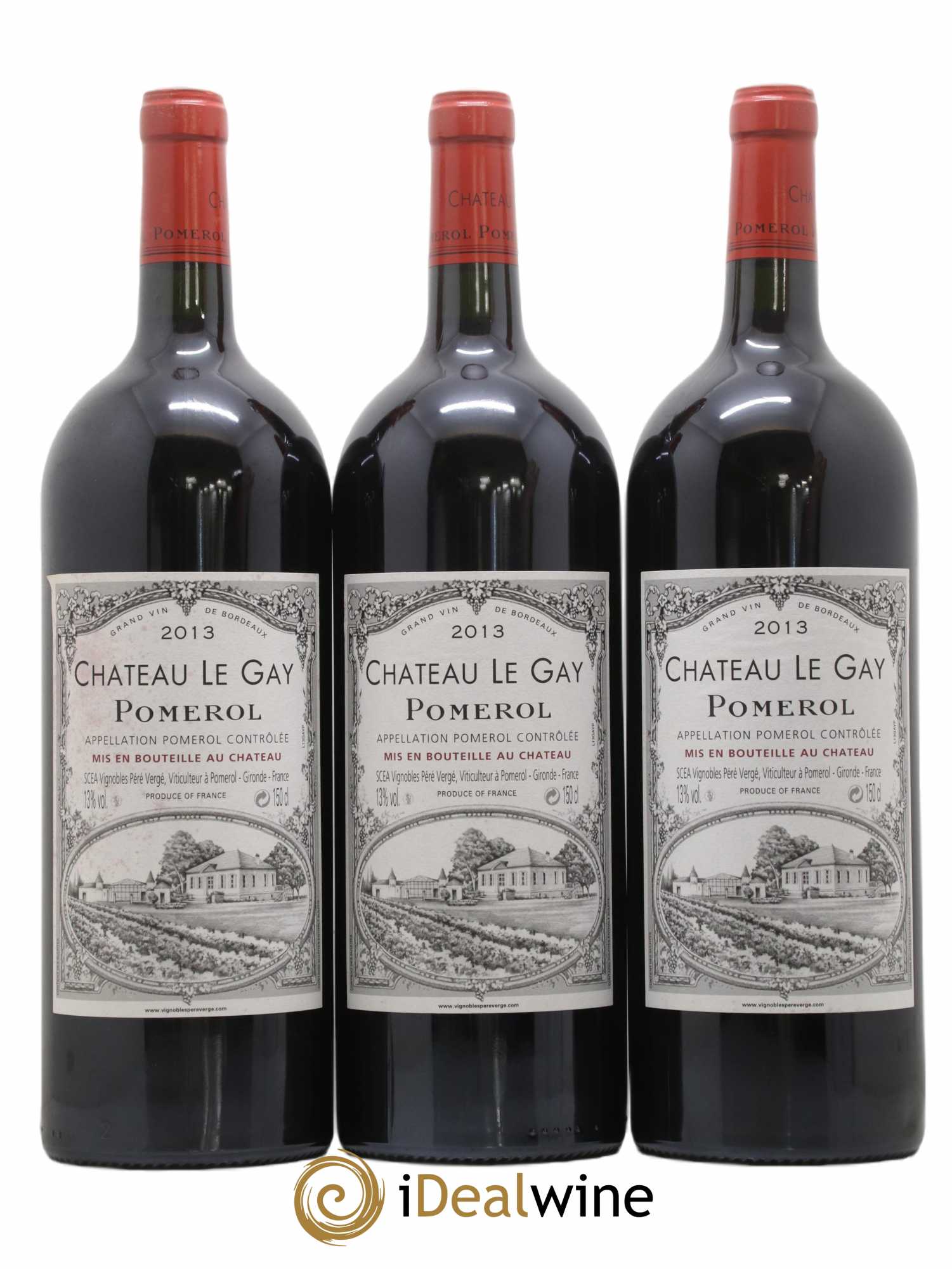 Château Le Gay 2013 - Lot de 3 magnums - 0