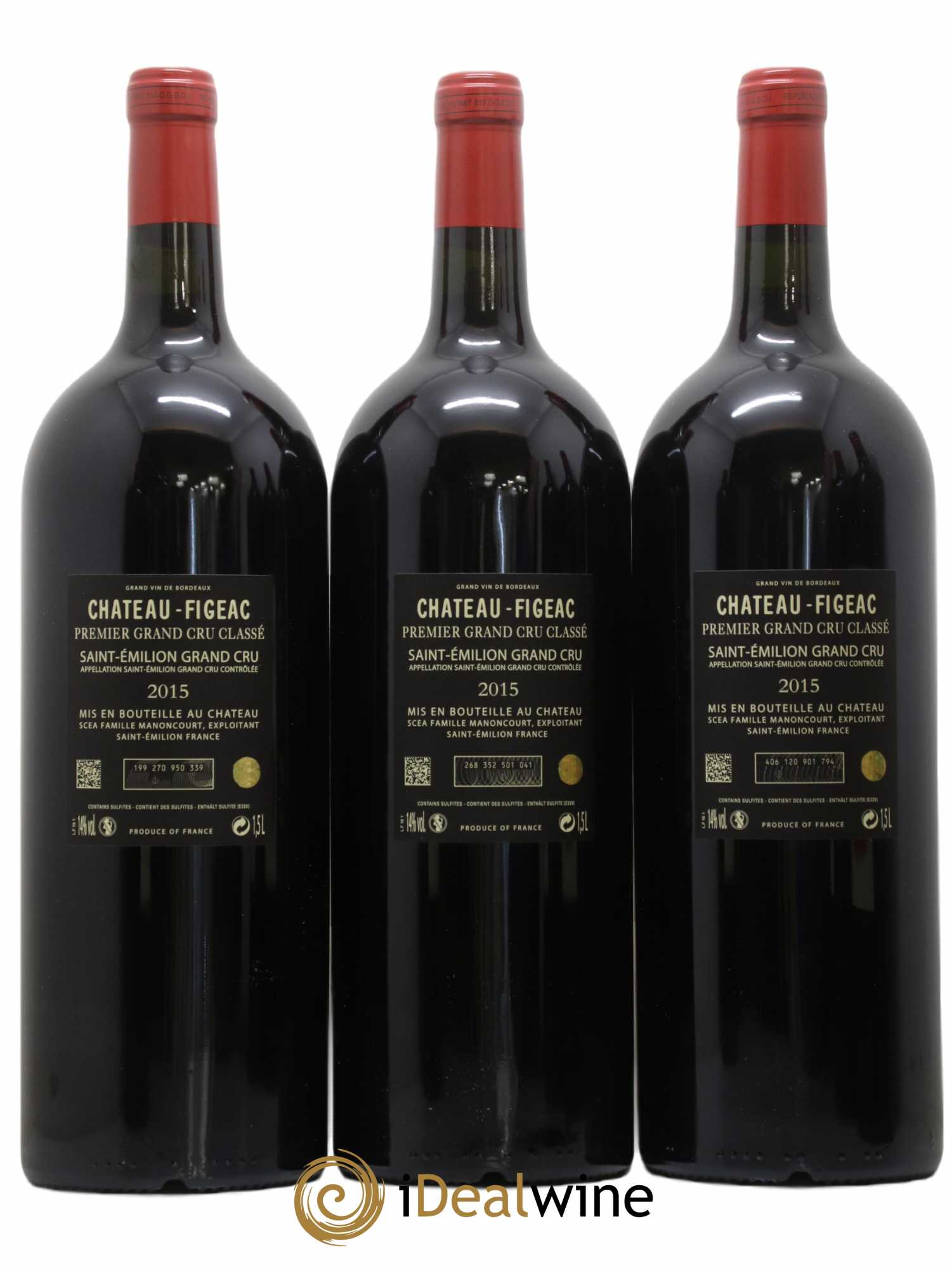 Château Figeac 1er Grand Cru Classé A 2015 - Lot de 6 magnums - 2