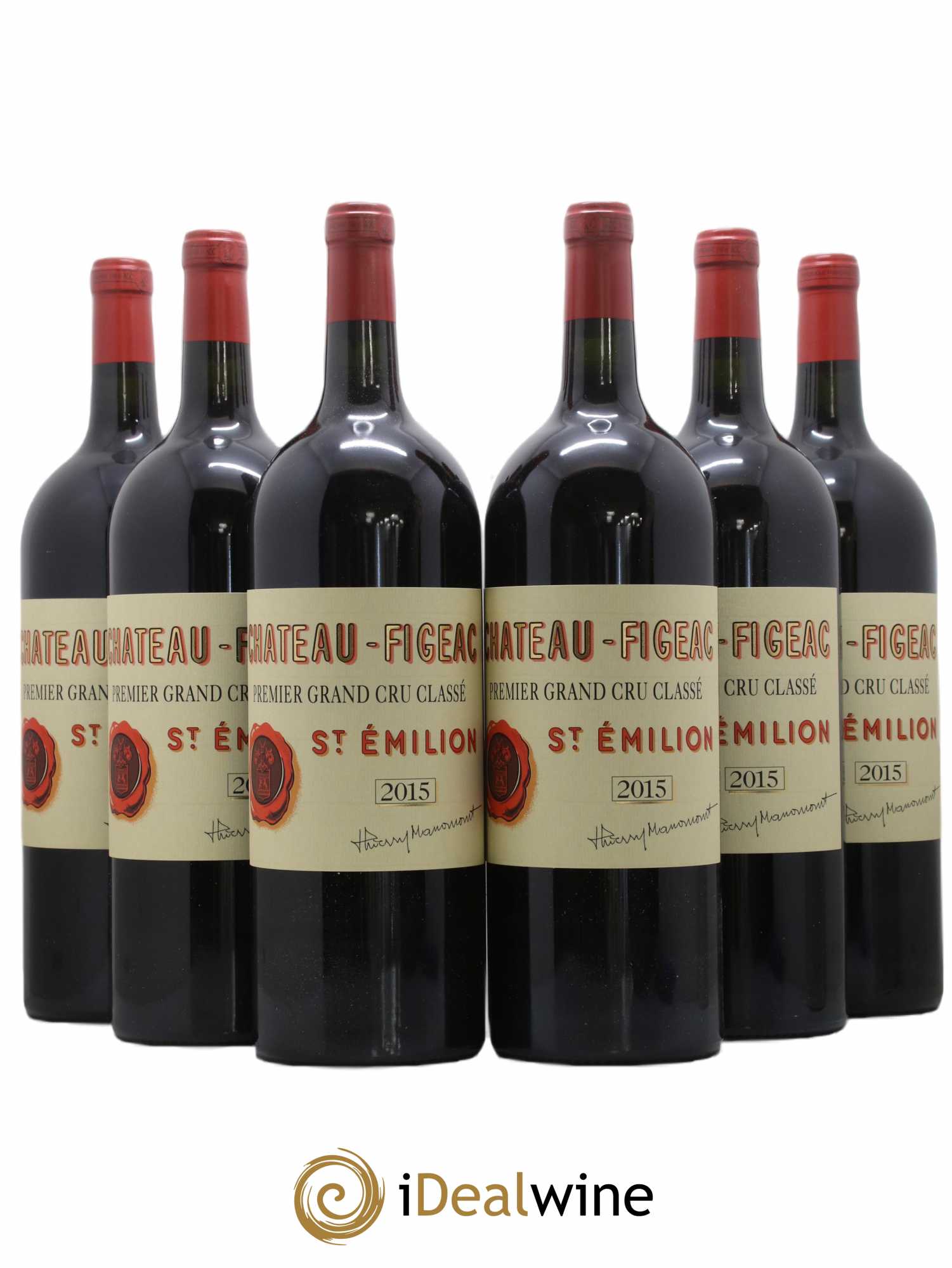 Château Figeac 1er Grand Cru Classé A 2015 - Lot de 6 magnums - 0