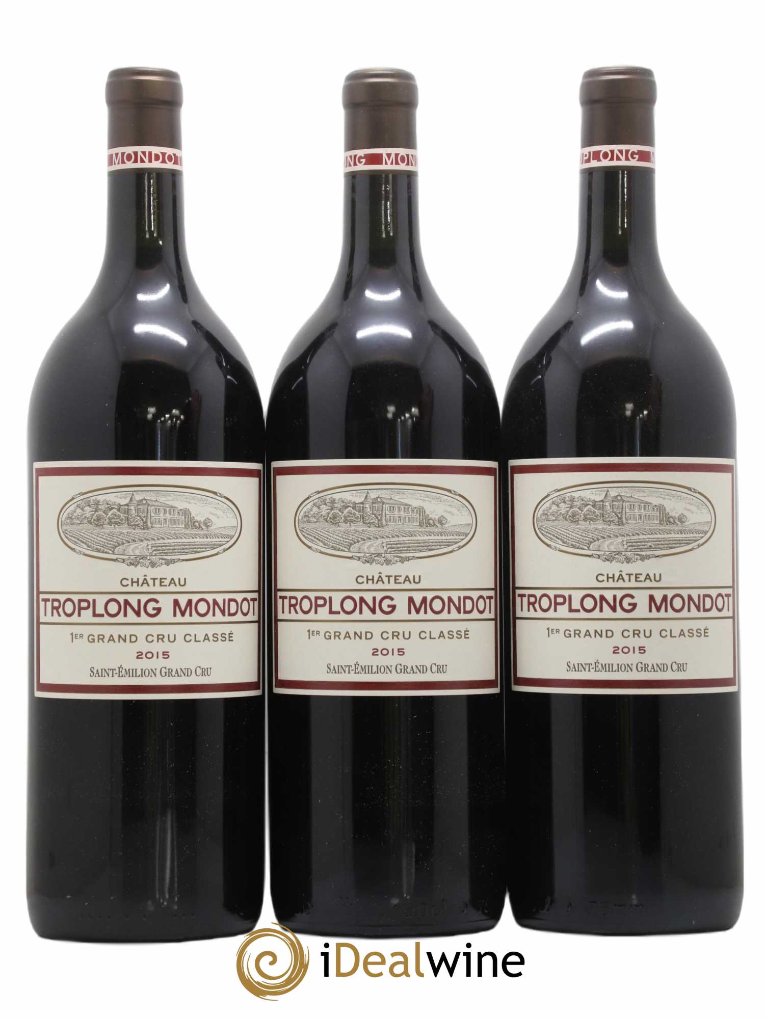 Château Troplong Mondot 1er Grand Cru Classé B 2015 - Lot de 6 magnums - 3