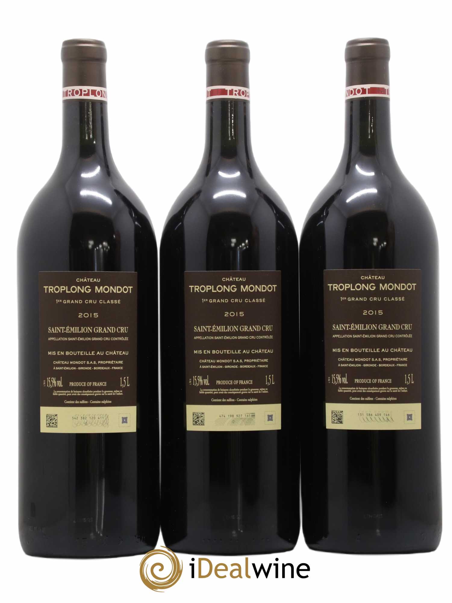 Château Troplong Mondot 1er Grand Cru Classé B 2015 - Lot de 6 magnums - 4