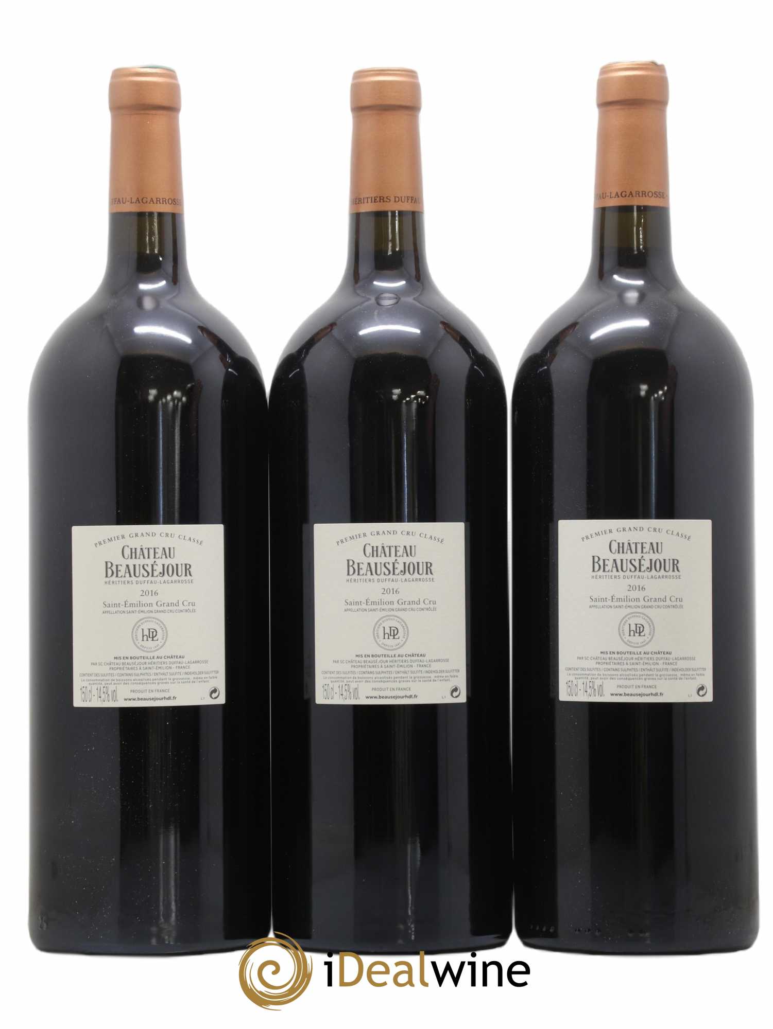 Château Beauséjour (Duffau-Lagarrosse) 1er Grand Cru Classé B 2016 - Lot de 6 magnums - 4