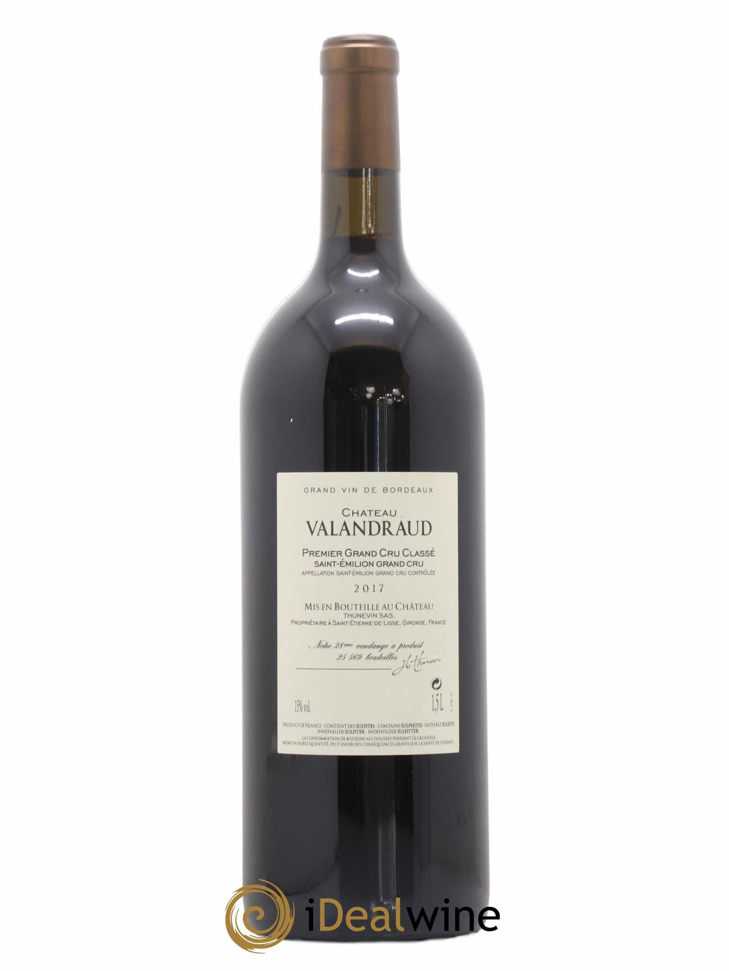 Château de Valandraud 2017 - Posten von 1 Magnum - 1