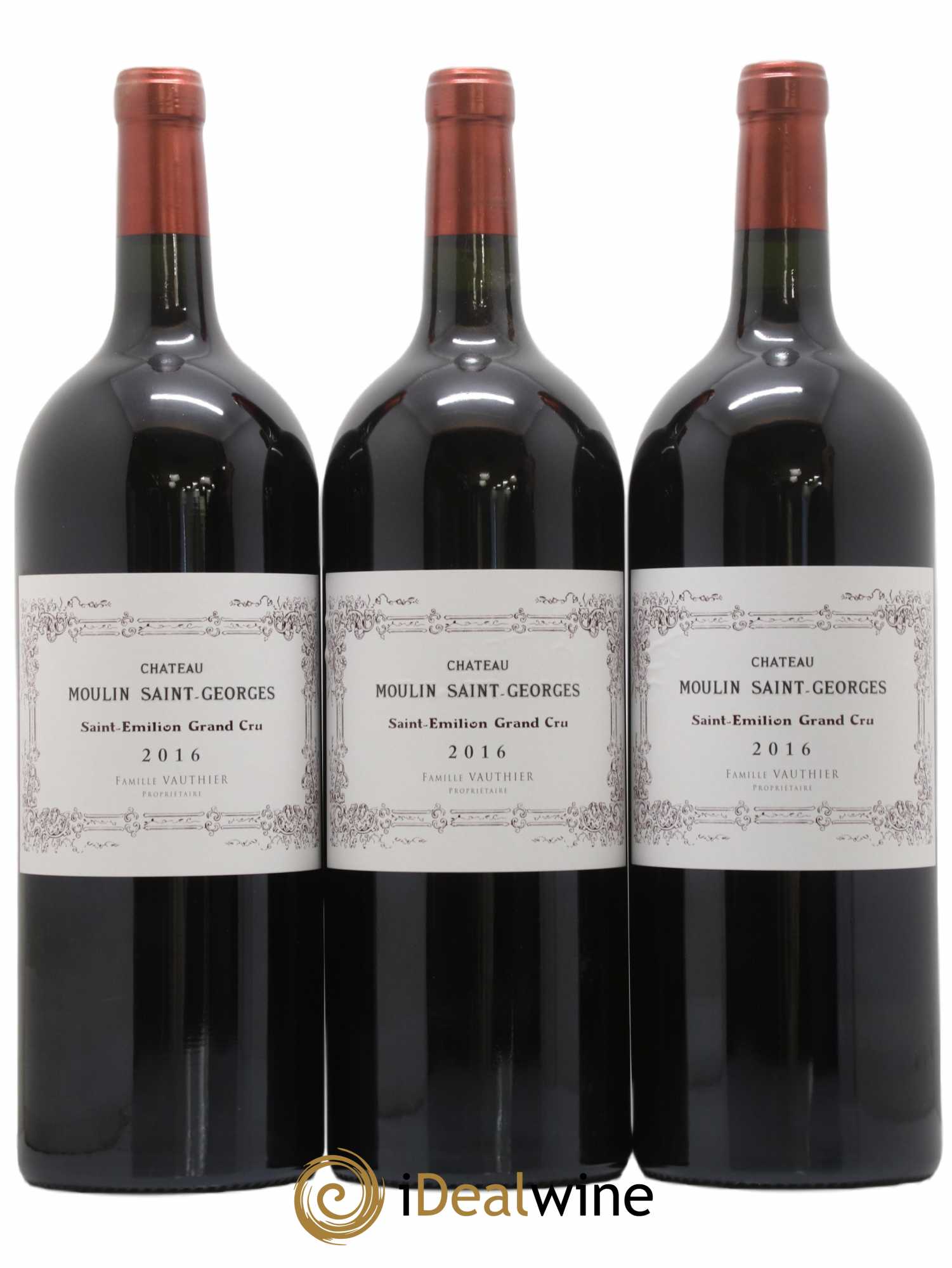 Château Moulin Saint Georges 2016 - Lot de 3 magnums - 0