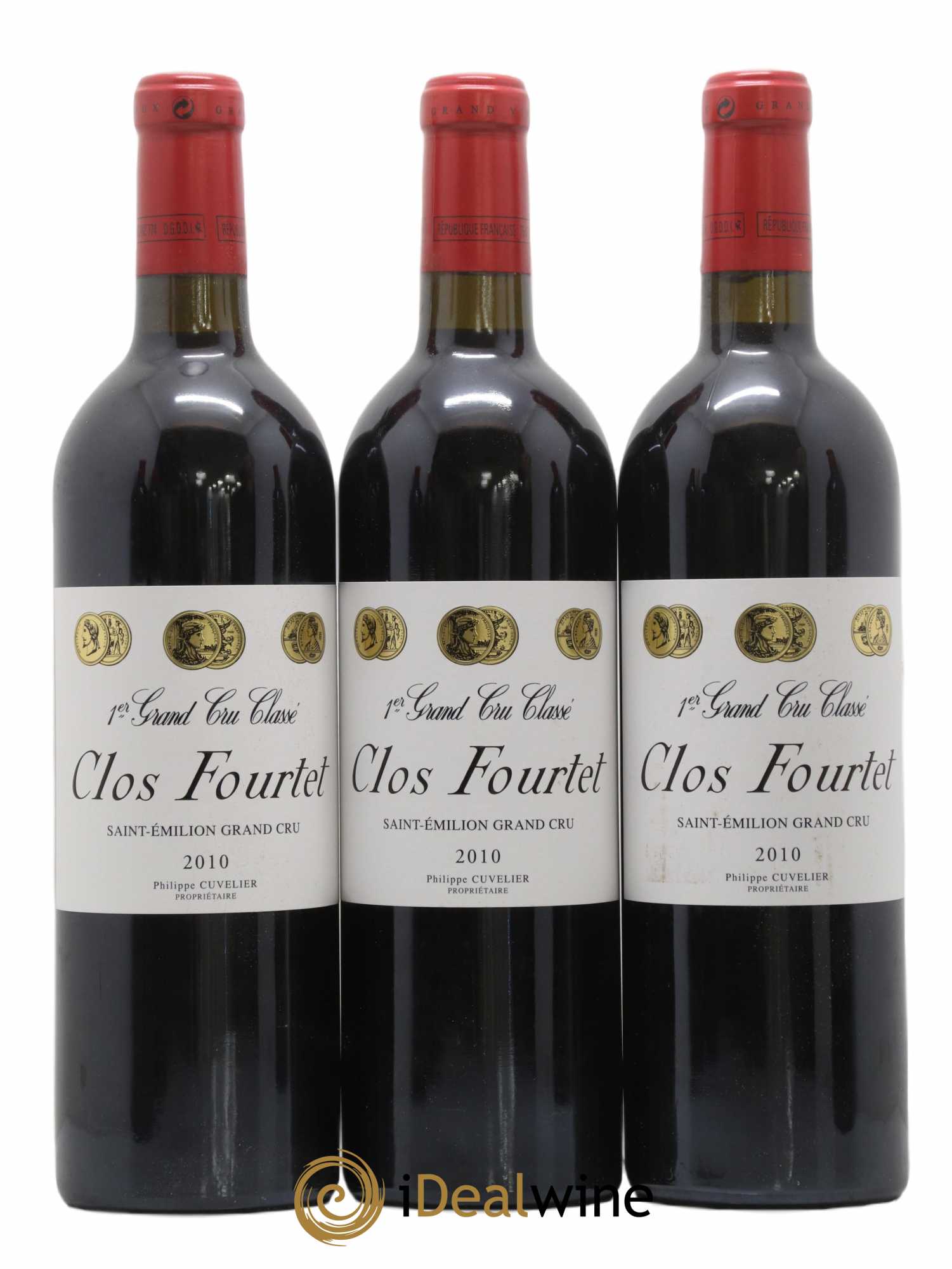 Clos Fourtet 1er Grand Cru Classé B 2010 - Lot de 6 bouteilles - 3