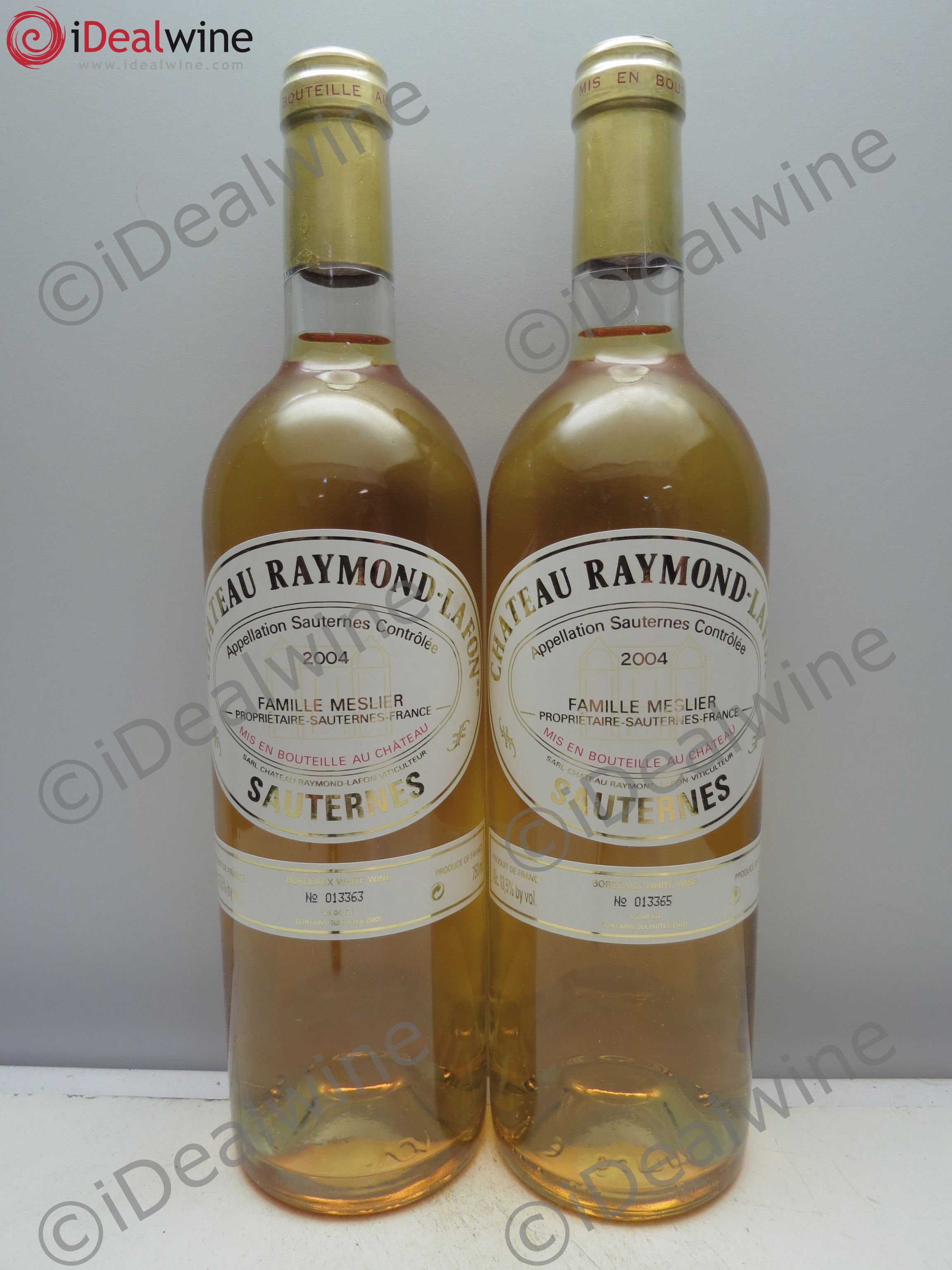 Château Raymond Lafon 2004 - Lotto di 2 bottiglie - 0