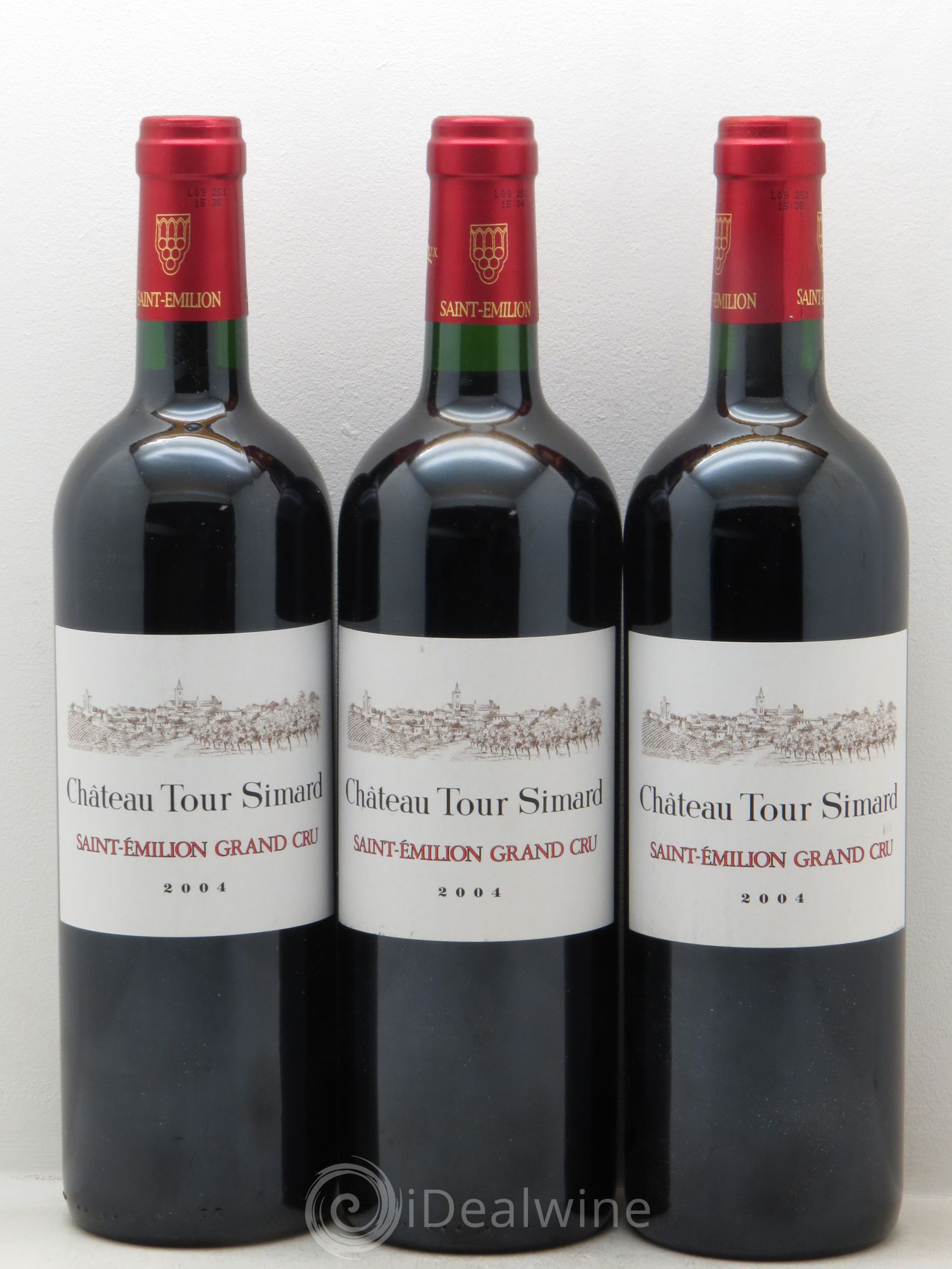 Saint-Émilion Château Tour Simard (sans prix de réserve) 2004 - Posten von 3 Flaschen - 0
