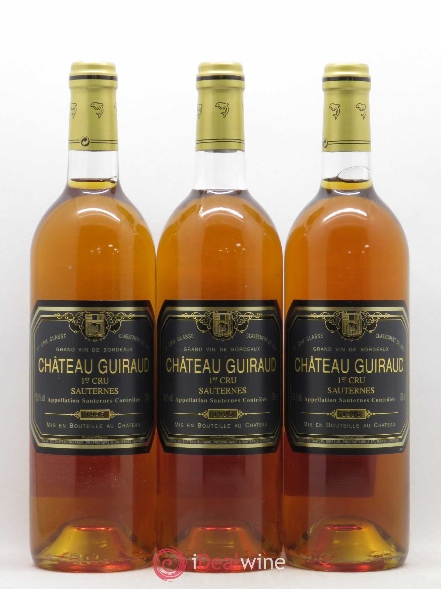 Château Guiraud 1er Grand Cru Classé 1996 - Lotto di 6 bottiglie - 2