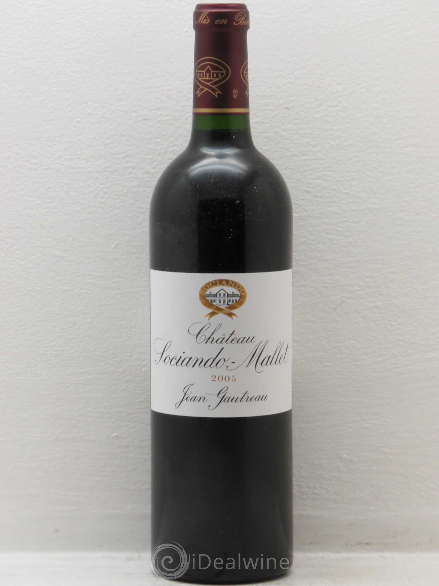 Château Sociando Mallet 2005 - Lot de 12 bouteilles - 0