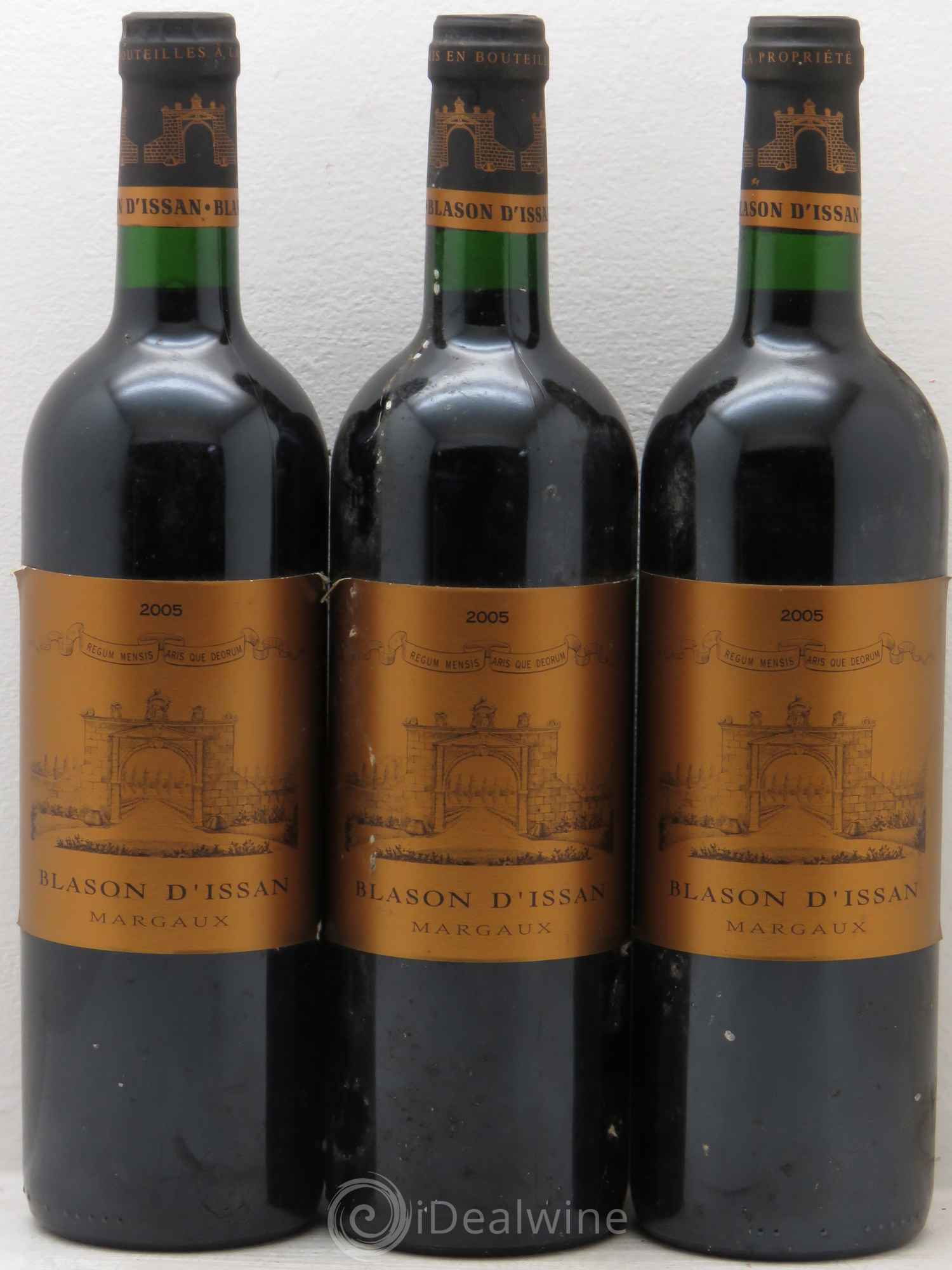 Blason d'Issan 2005 - Lot de 3 bouteilles - 0