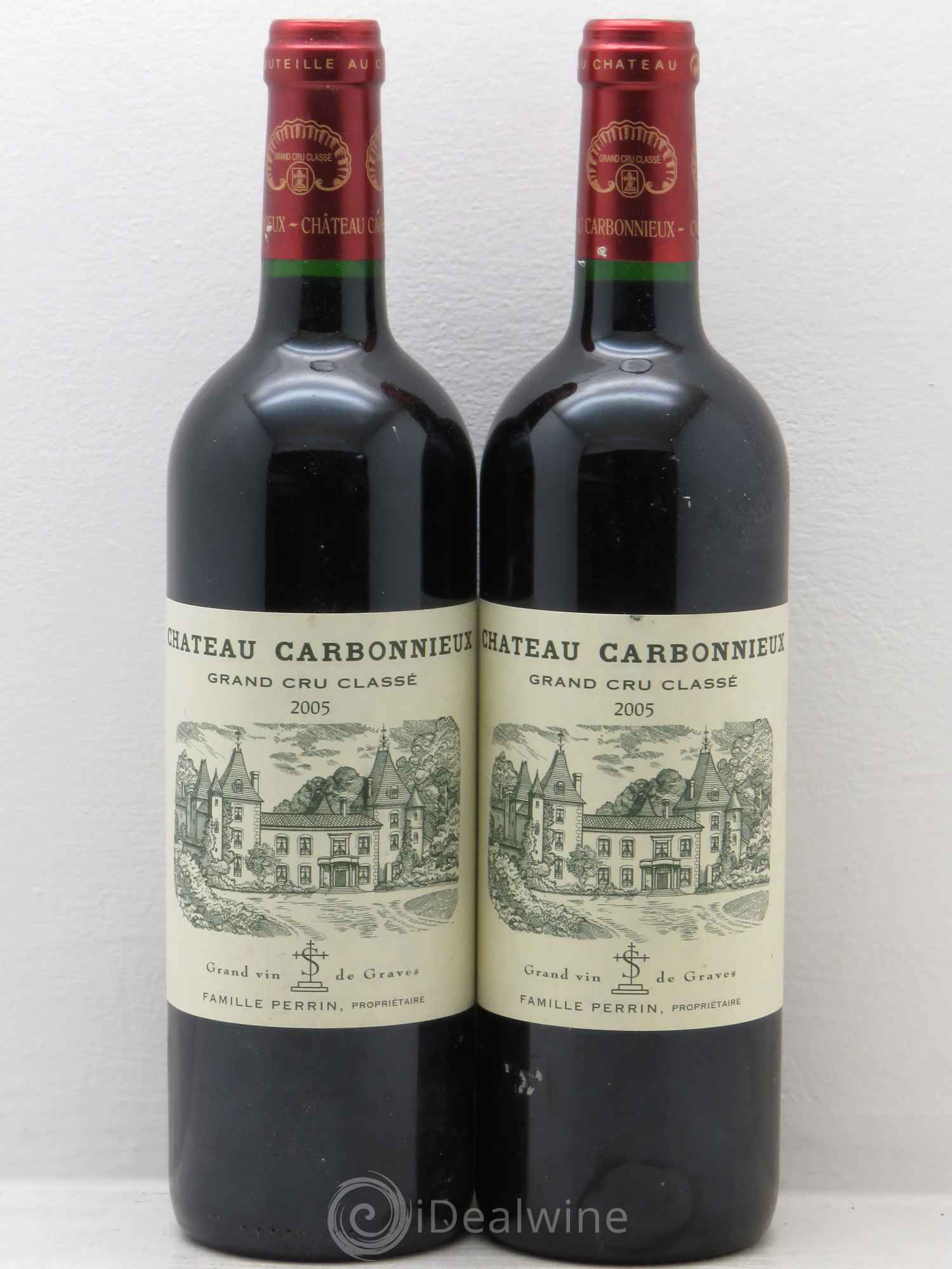 Château Carbonnieux Cru Classé de Graves 2005 - Lot de 2 bouteilles - 0