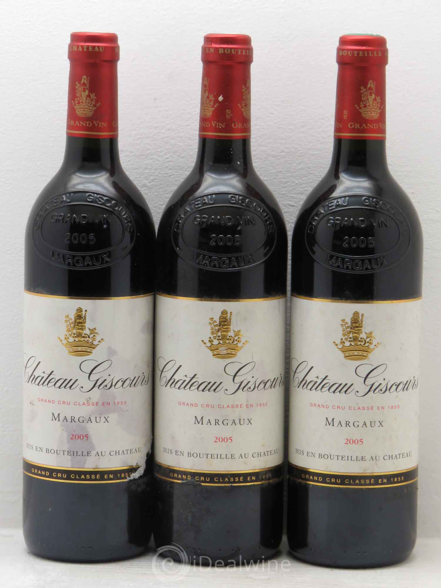 Château Giscours 3ème Grand Cru Classé 2005 - Lot de 3 bouteilles - 0