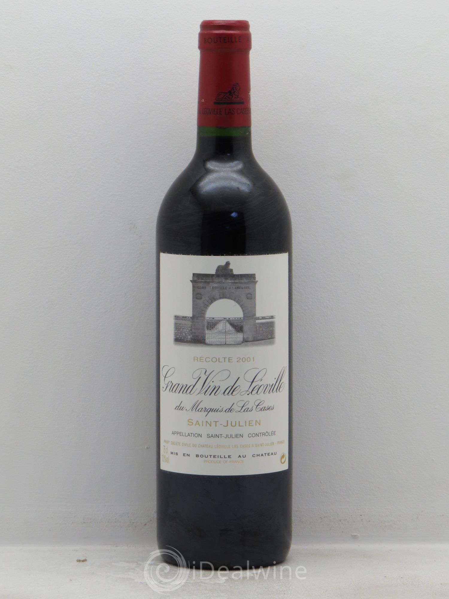 Château Léoville Las Cases 2ème Grand Cru Classé 2001 - Lot de 1 bouteille - 0