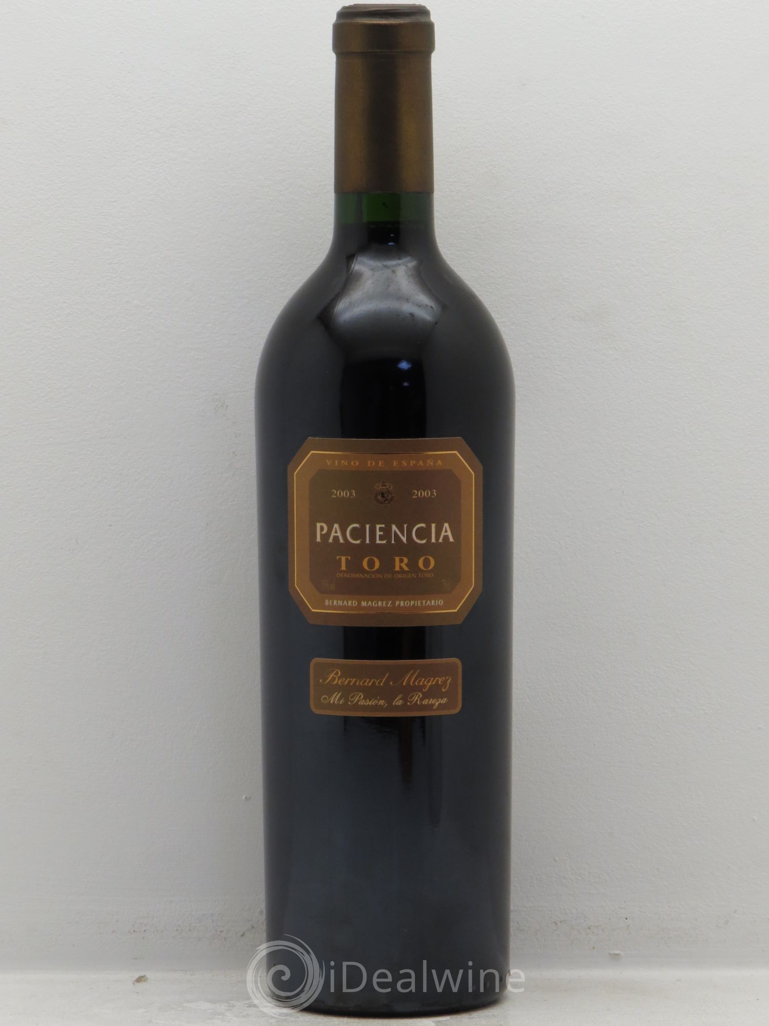 Toro Pacienca 2003 - Lot de 1 bouteille - 0