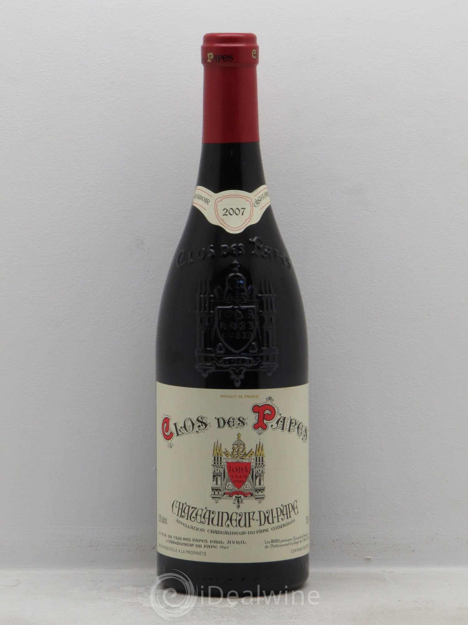 Châteauneuf-du-Pape Clos des Papes - Paul Avril 2007 - Lot de 1 bouteille - 0