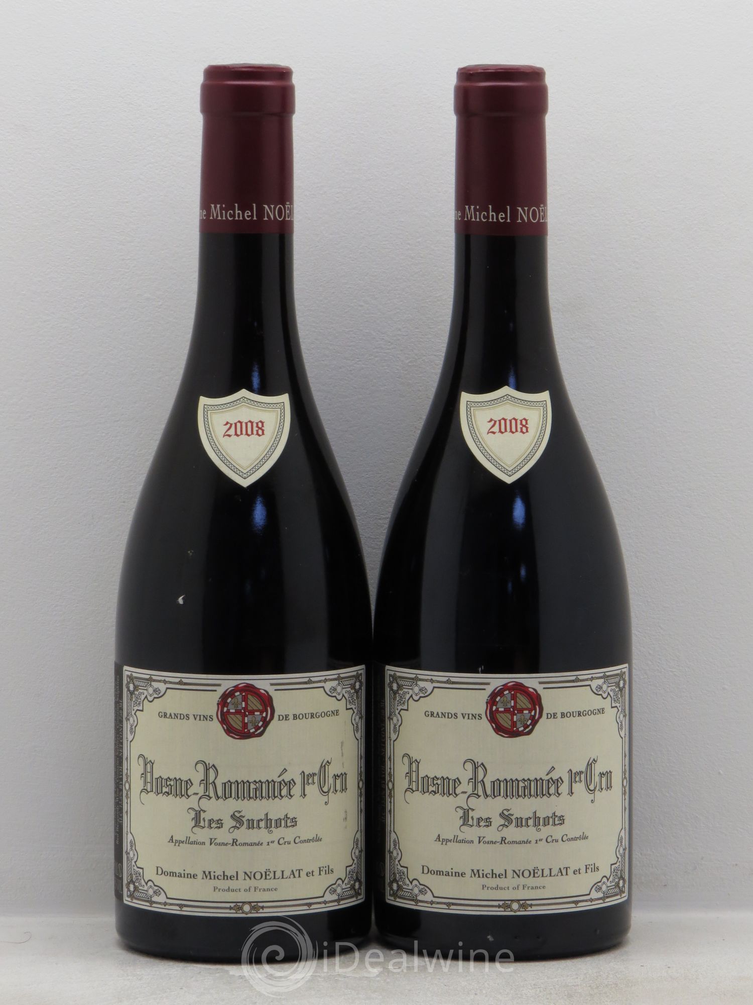 Vosne-Romanée 1er Cru (sans prix de réserve) 2008 - Lot de 2 bouteilles - 0