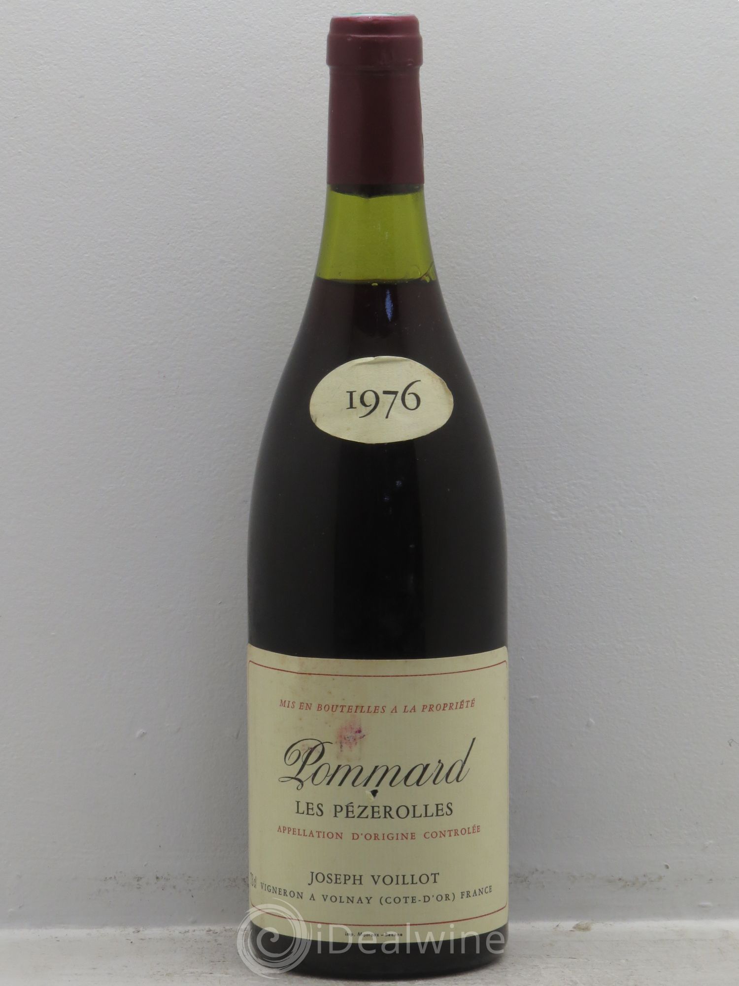 Pommard 1er Cru Domaine Joseph Voillot 1976 - Posten von 1 Flasche - 0