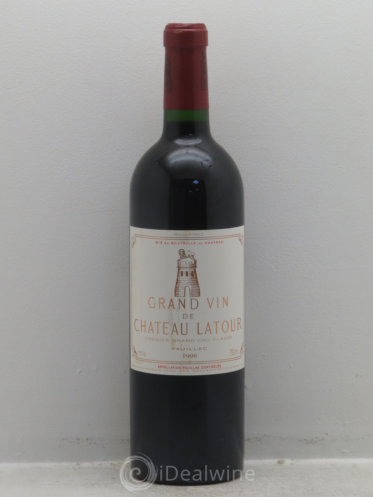 Château Latour 1er Grand Cru Classé 1998 - Lot de 1 bouteille - 0