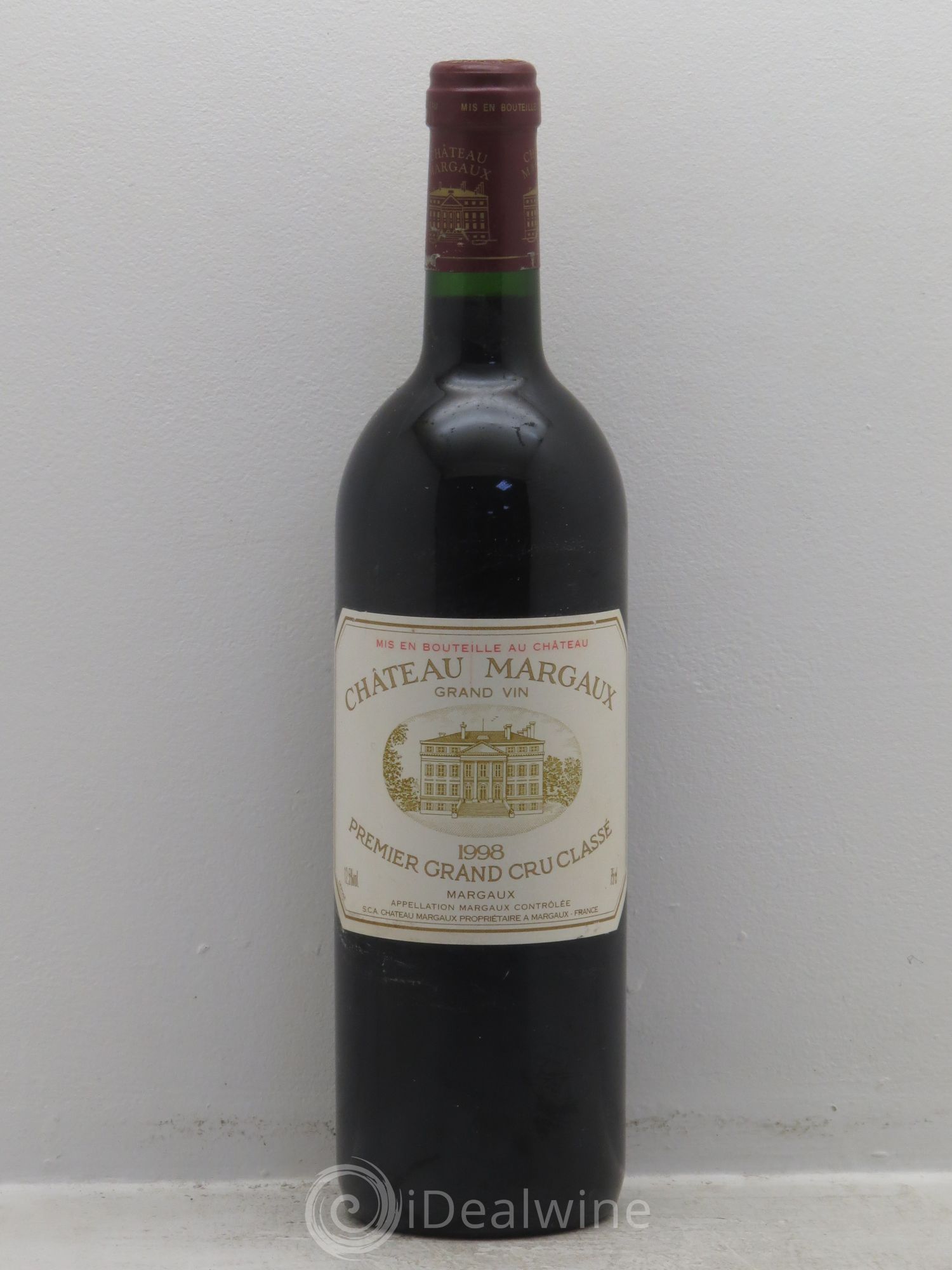 Château Margaux 1er Grand Cru Classé 1998 - Lot de 1 bouteille - 0