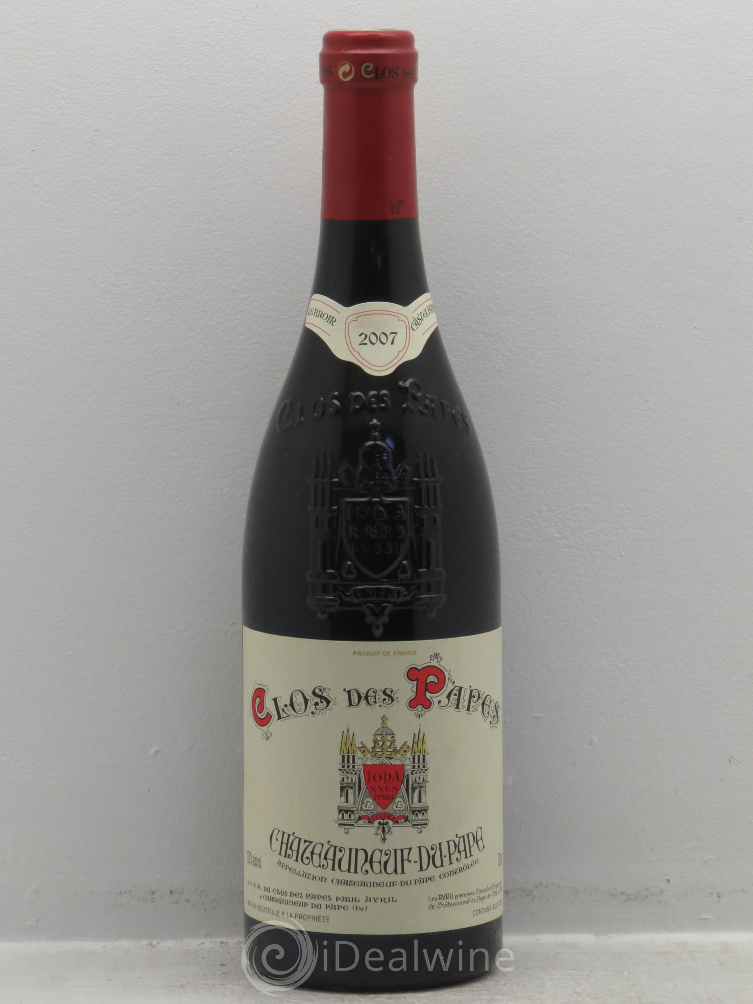 Châteauneuf-du-Pape Clos des Papes - Paul Avril 2007 - Lot de 1 bouteille - 0