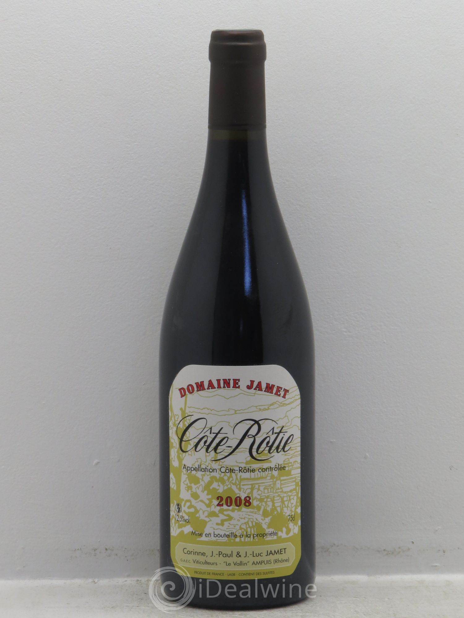 Côte-Rôtie Jamet (Domaine) 2008 - Lot de 1 bouteille - 0