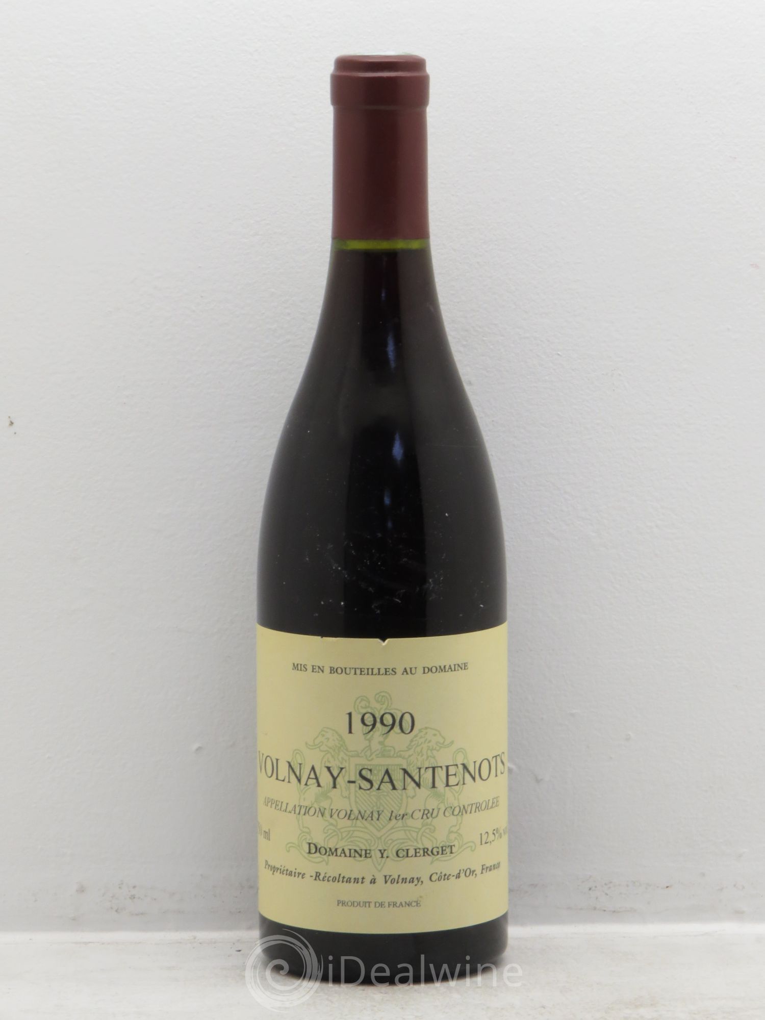 Volnay 1er Cru Yvon Clerget 1990 - Posten von 1 Flasche - 0
