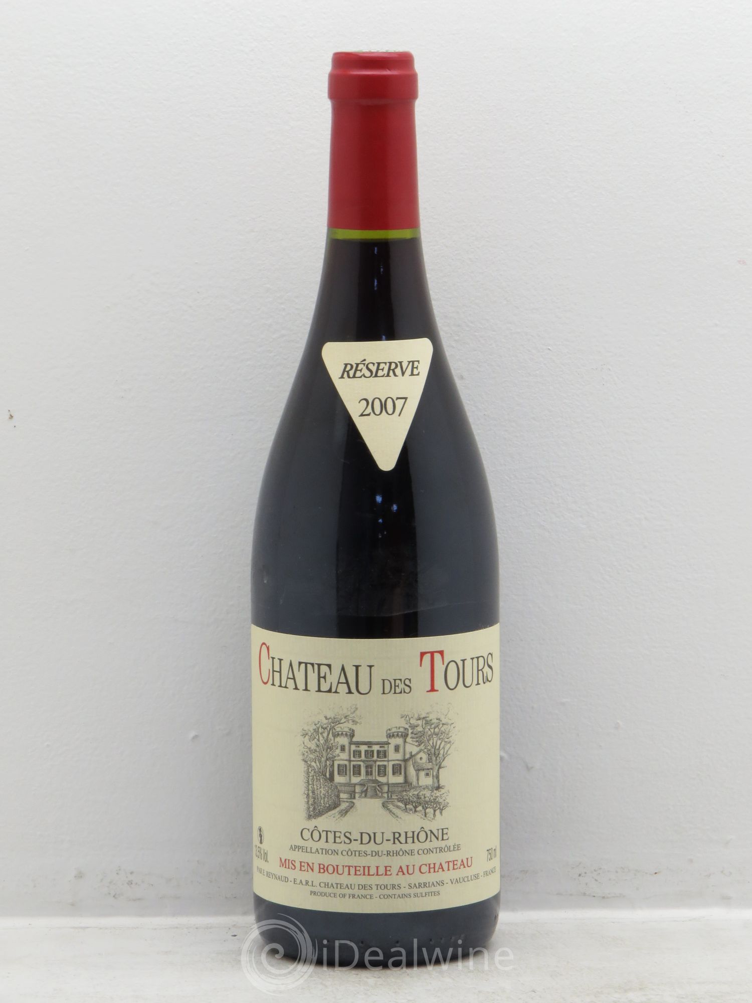 Côtes-du-Rhône Château des Tours Emmanuel Reynaud 2007 - Lot de 1 bouteille - 0