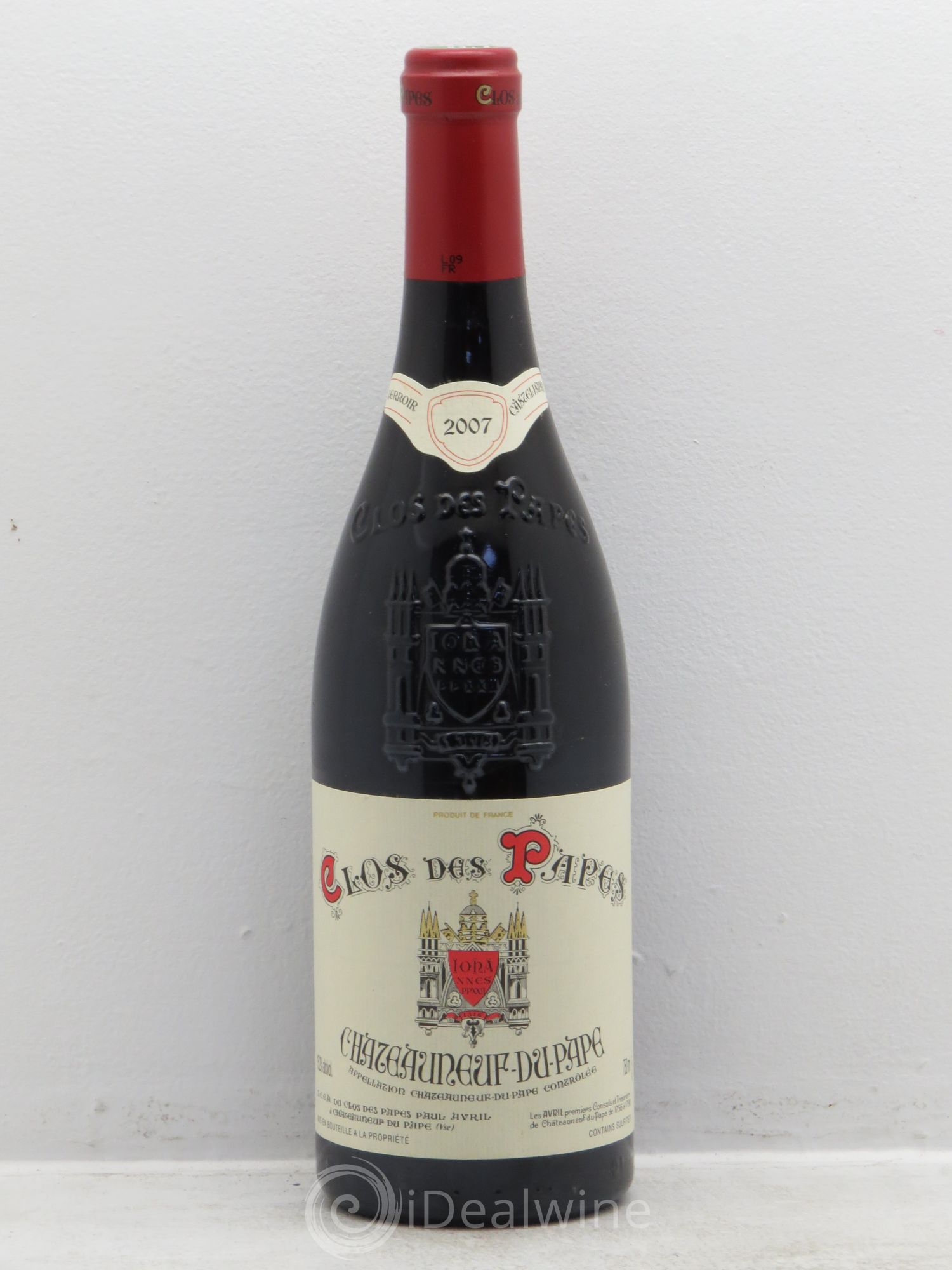 Châteauneuf-du-Pape Clos des Papes - Paul Avril 2007 - Lot de 1 bouteille - 0