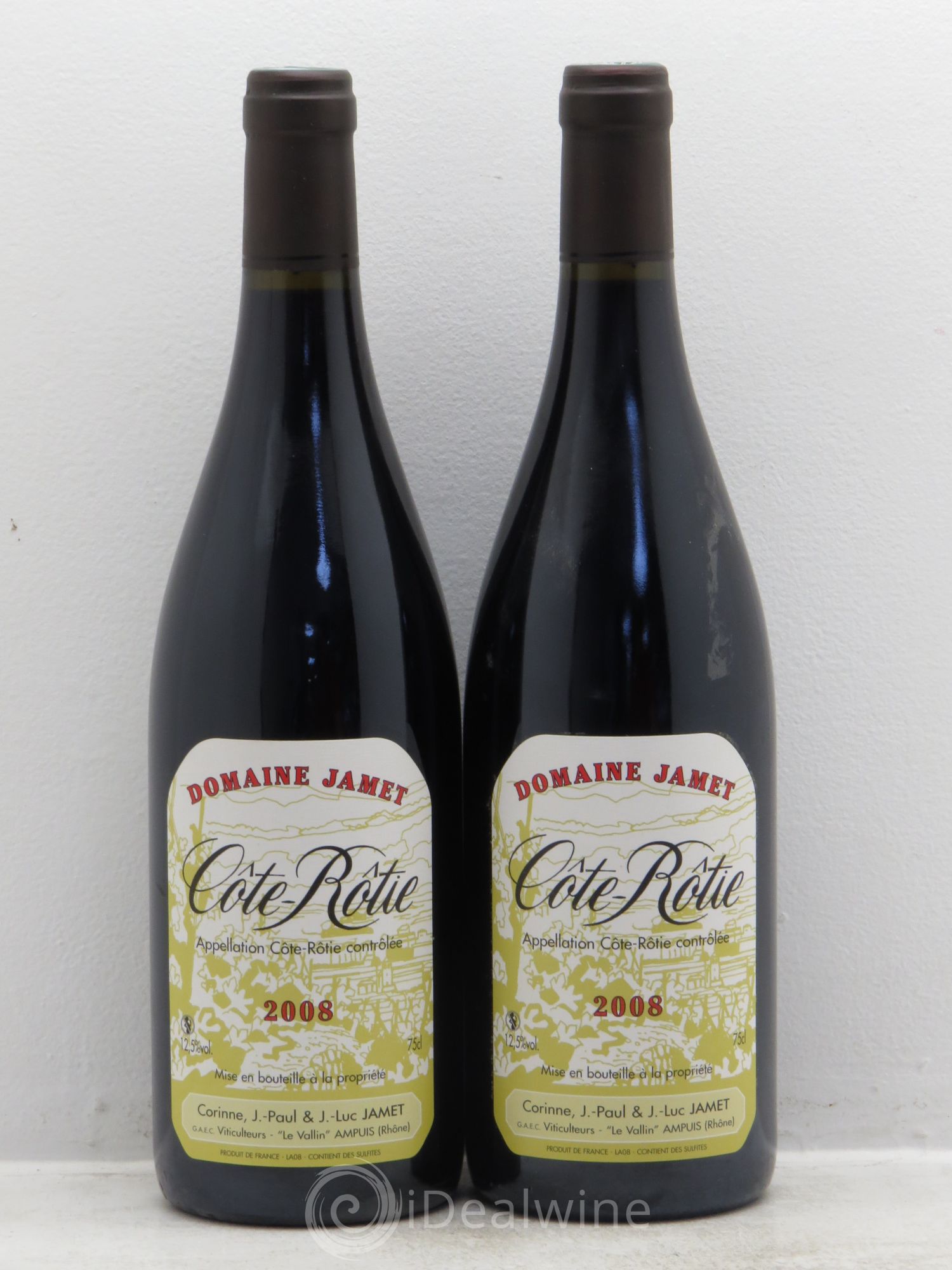 Côte-Rôtie Jamet (Domaine) 2008 - Lot de 2 bouteilles - 0