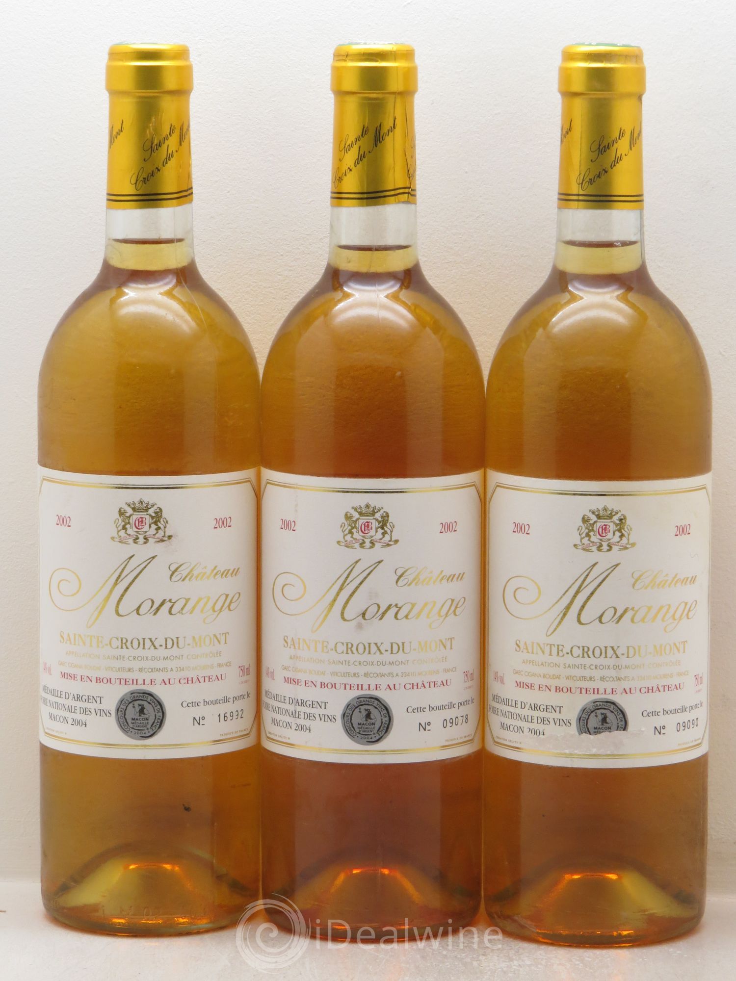 Sainte-Croix-du-Mont Château Morange (sans prix de réserve - no reserve) 2002 - Lotto di 3 bottiglie - 0