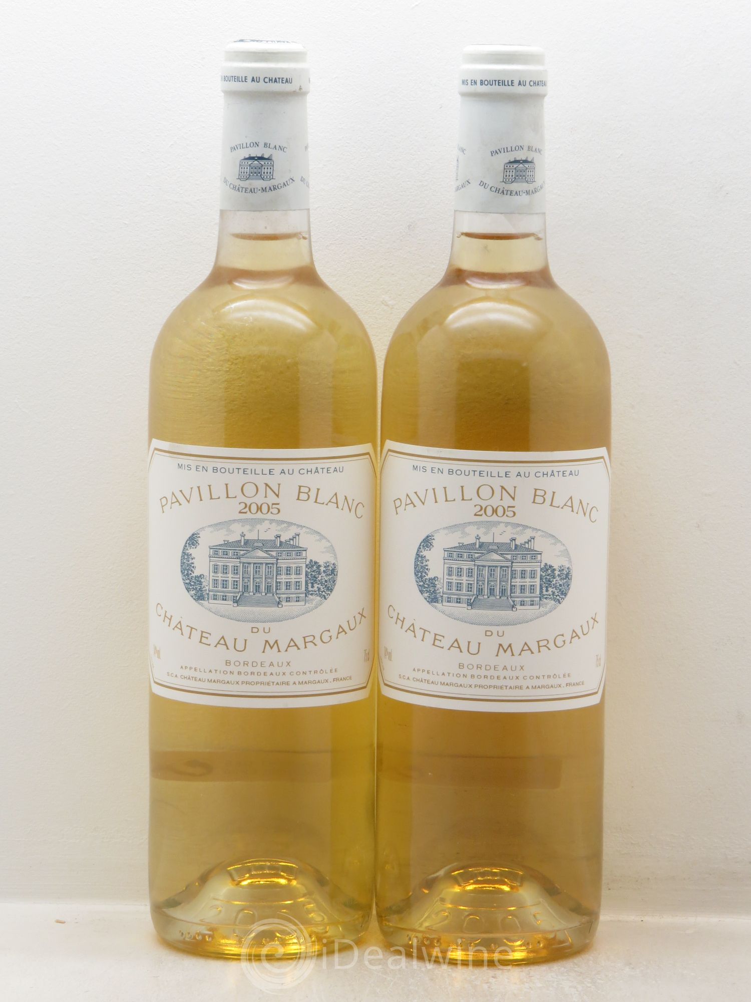 Pavillon Blanc du Château Margaux 2005 - Lot de 2 bouteilles - 0