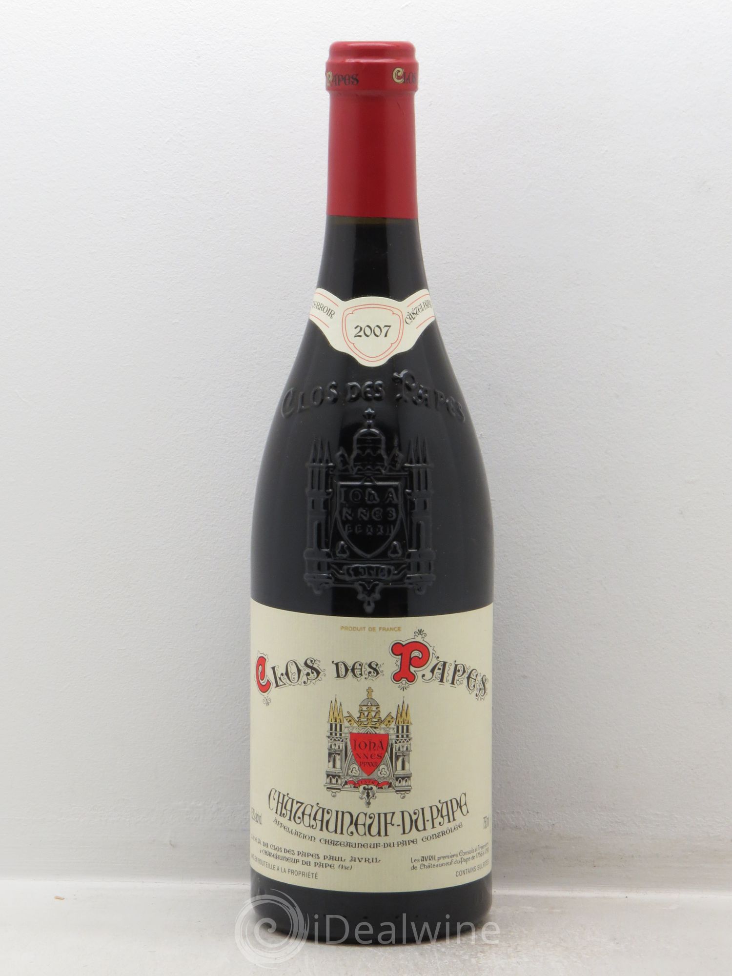 Châteauneuf-du-Pape Clos de l'Oratoire des Papes 2007 - Lot de 1 bouteille - 0