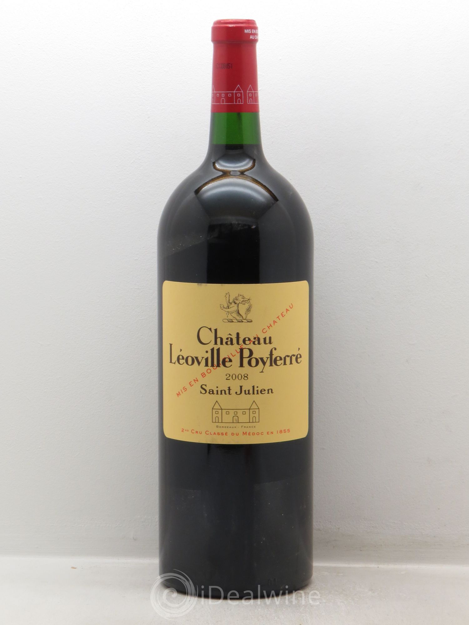 Château Léoville Poyferré 2ème Grand Cru Classé 2008 - Lot de 1 magnum - 0