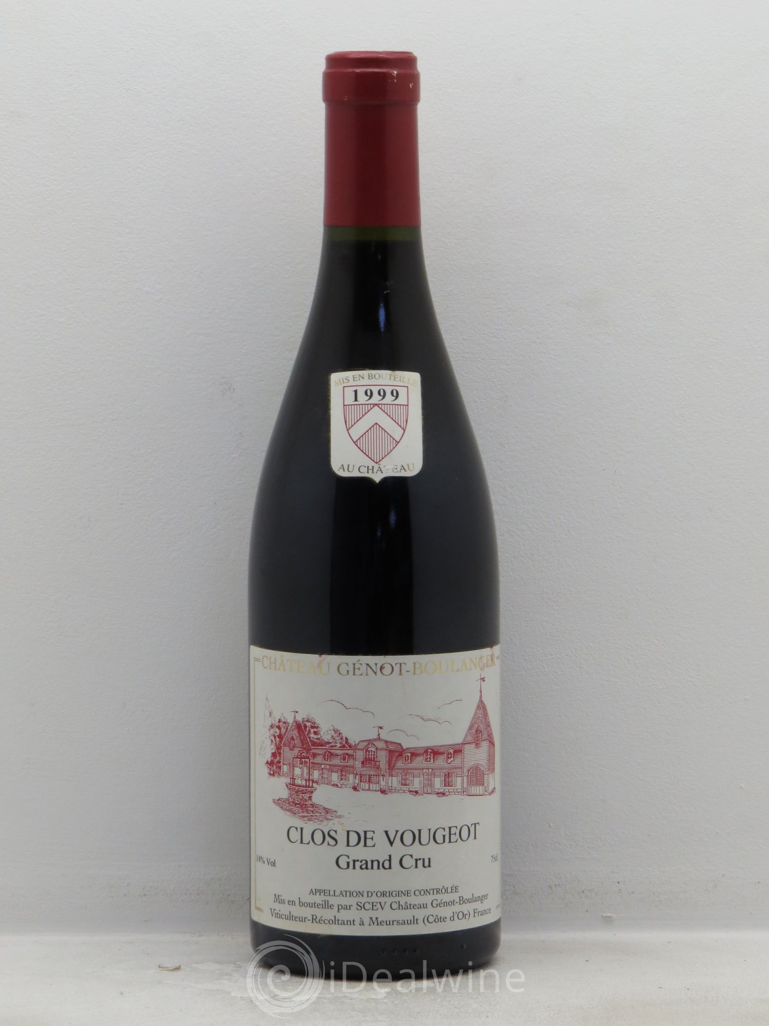 Clos de Vougeot Grand Cru Génot-Boulanger 1999 - Lot de 1 bouteille - 0