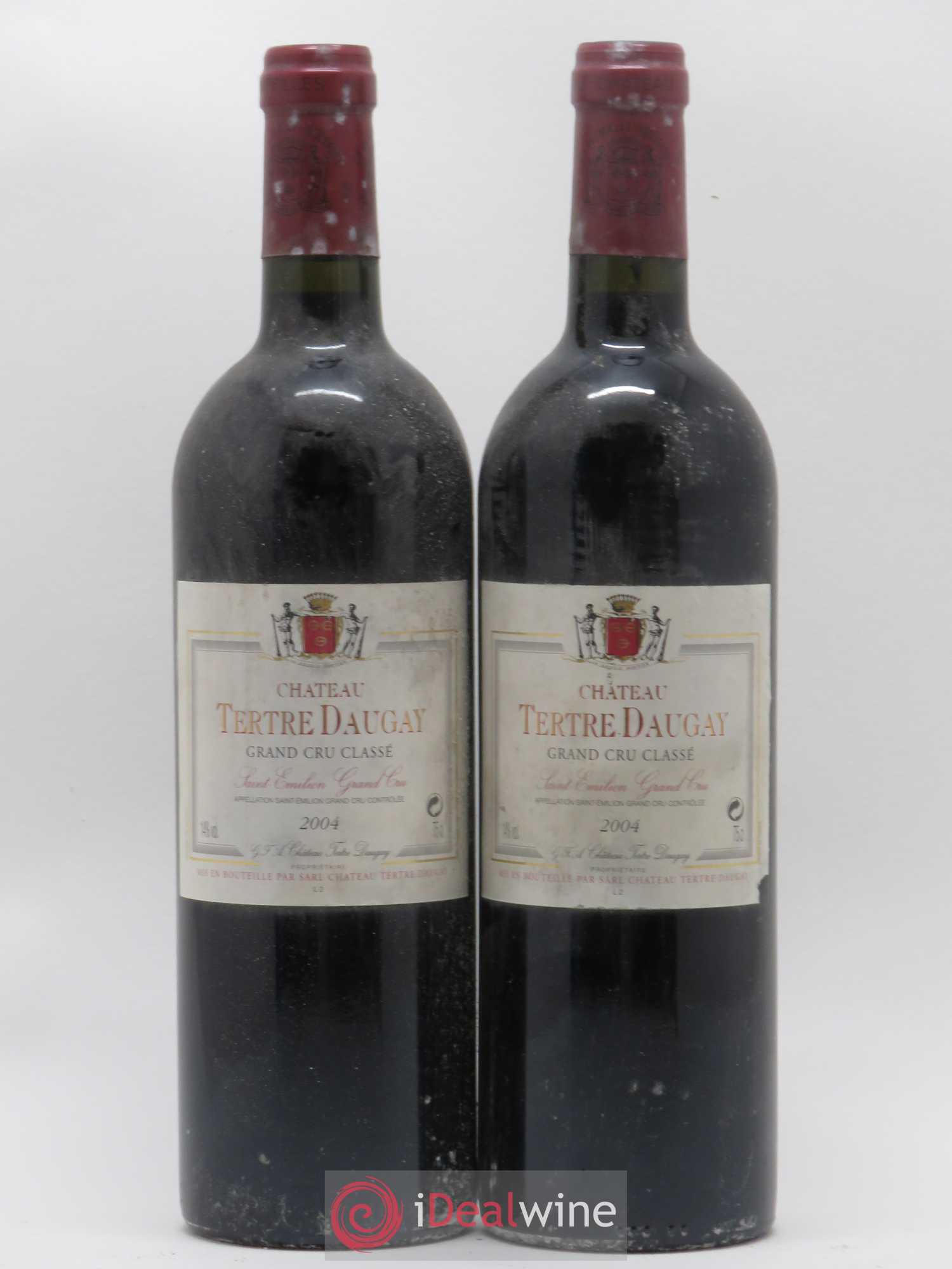 Château Tertre Daugay Grand Cru Classé 2004 - Lot de 2 bouteilles - 0