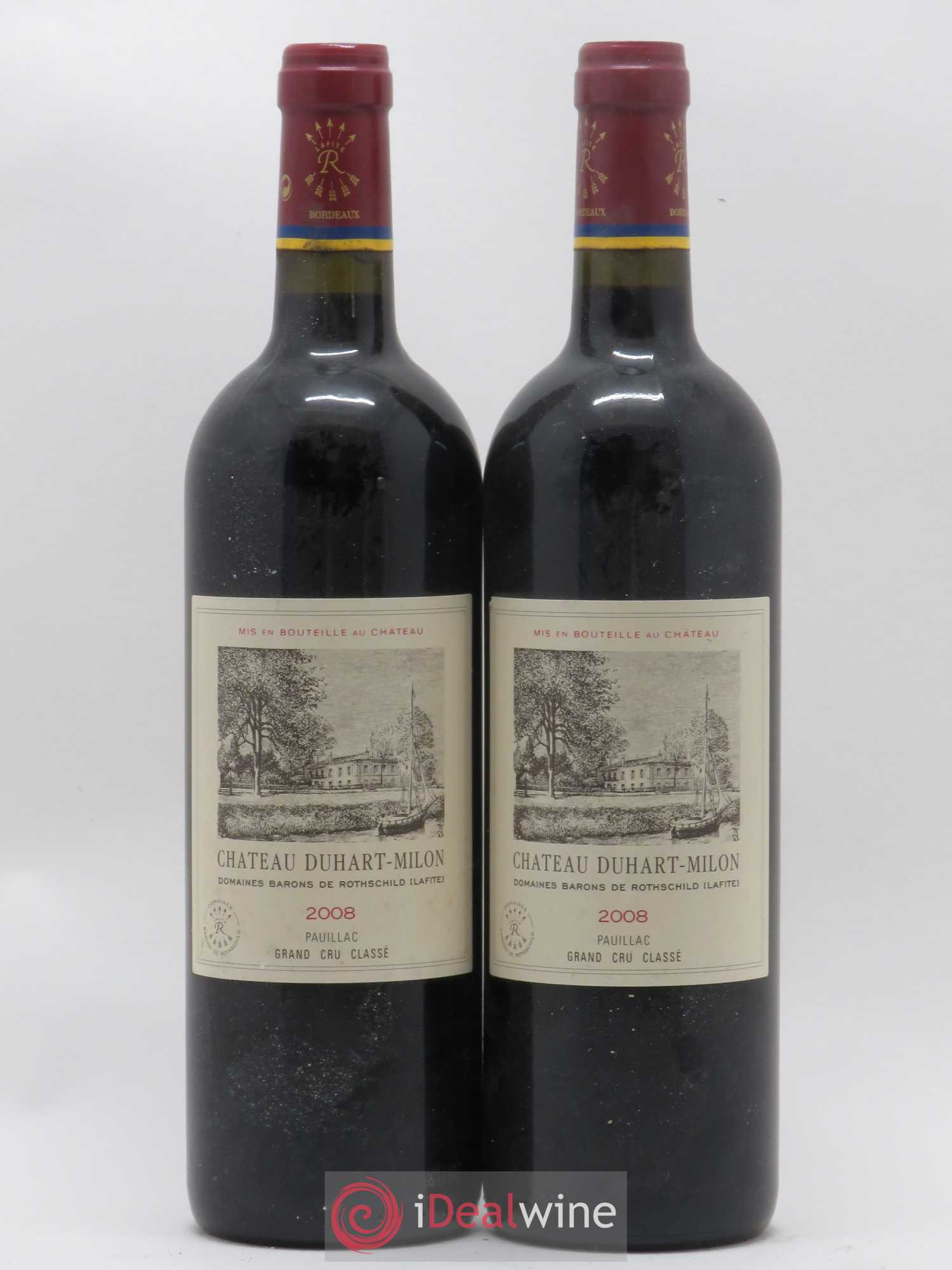 Château Duhart-Milon 4ème Grand Cru Classé 2008 - Lot de 2 bouteilles - 0