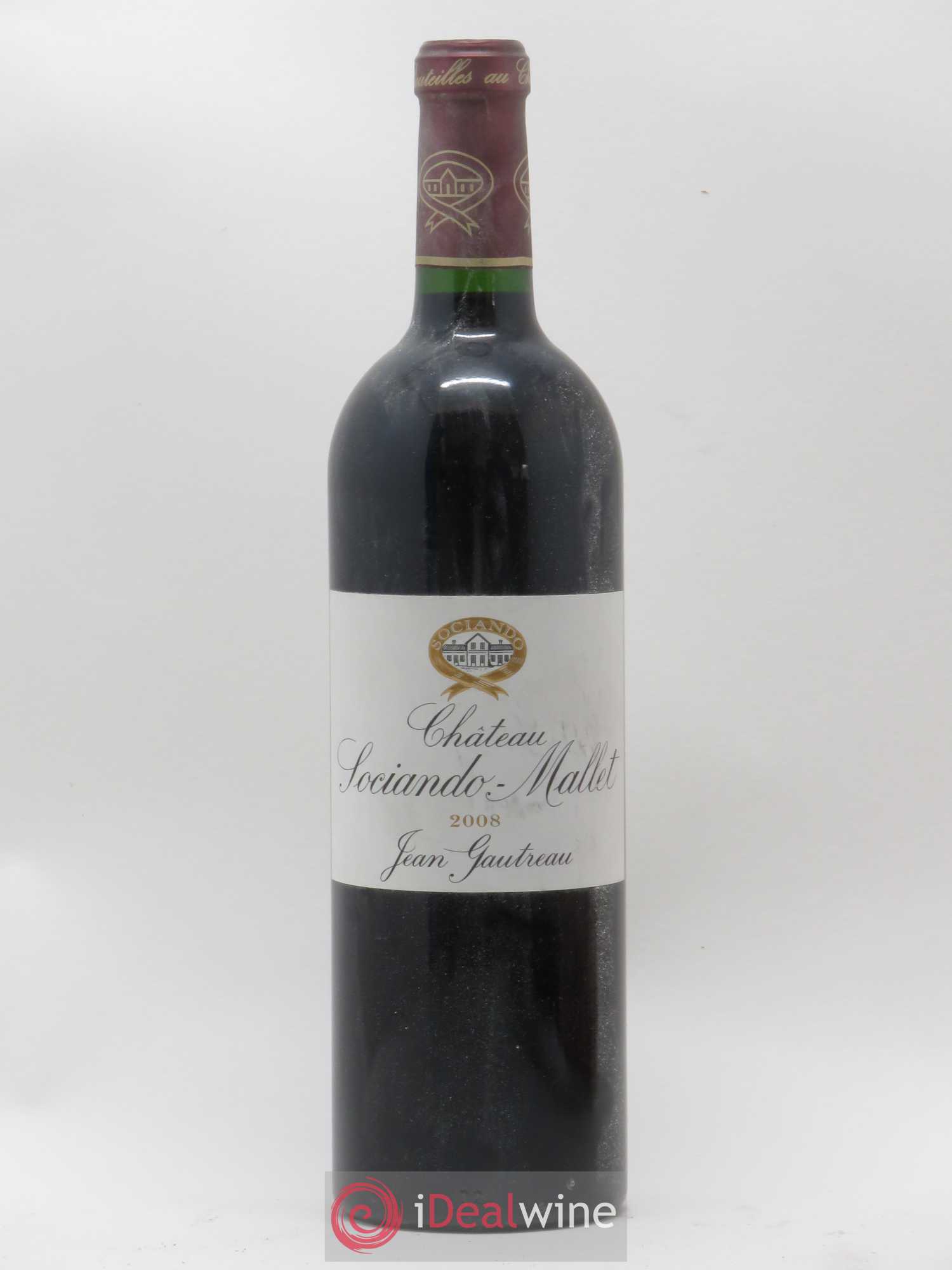 Château Sociando Mallet 2008 - Lot de 1 bouteille - 0