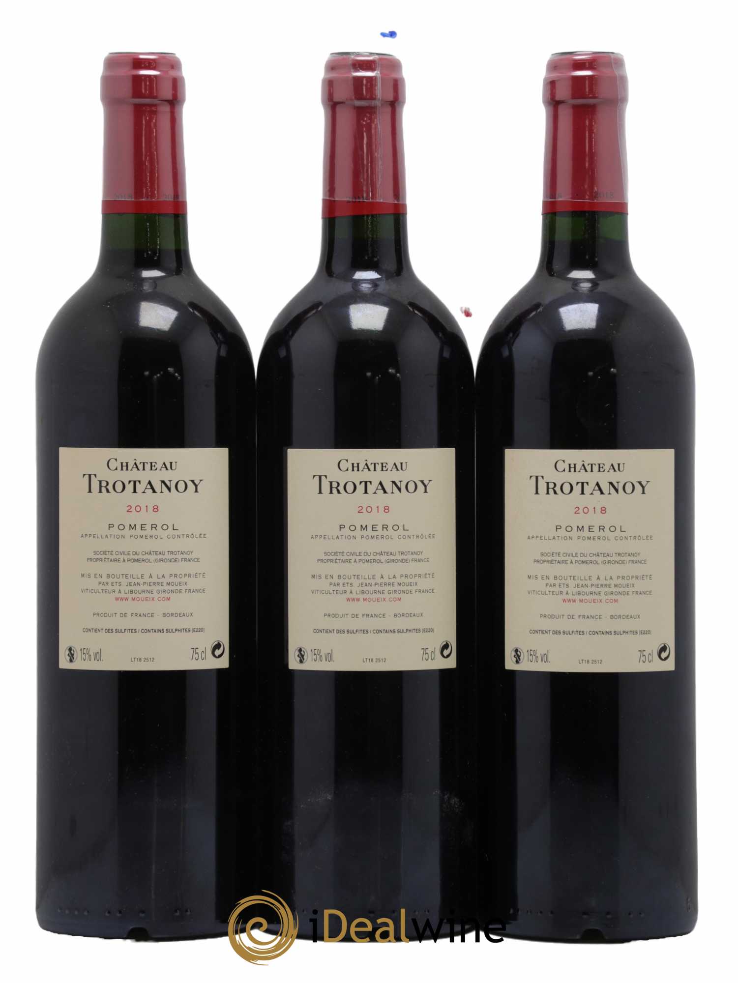 Château Trotanoy 2018 - Lot de 3 bouteilles - 1