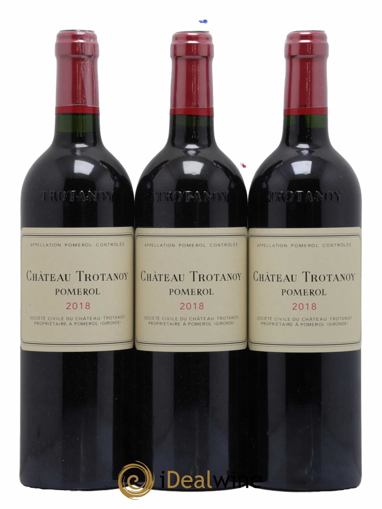 Château Trotanoy 2018 - Lot de 3 bouteilles - 0