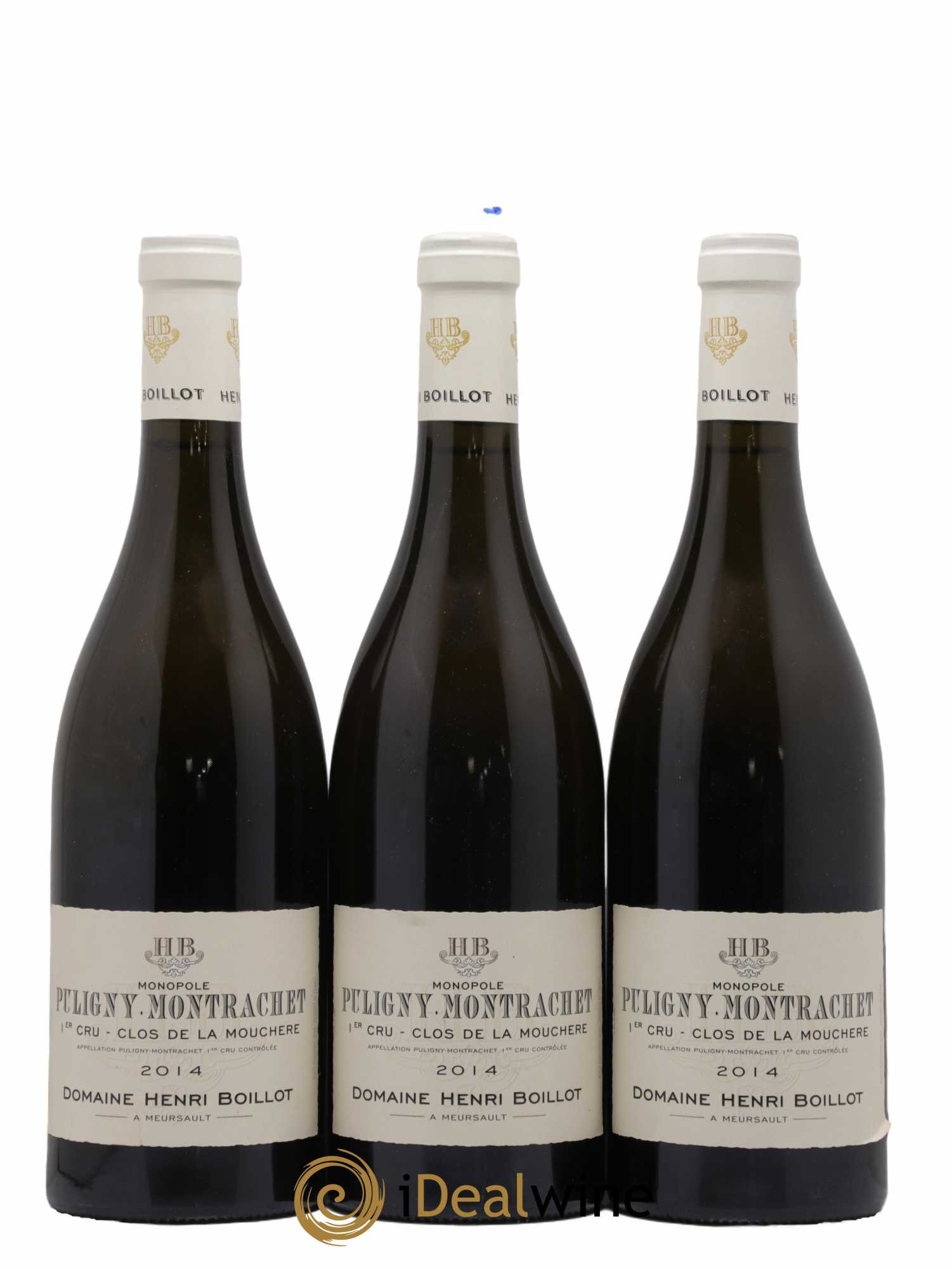 Puligny-Montrachet 1er Cru Clos de la Mouchère Henri Boillot (Domaine) 2014 - Lot de 3 bouteilles - 0