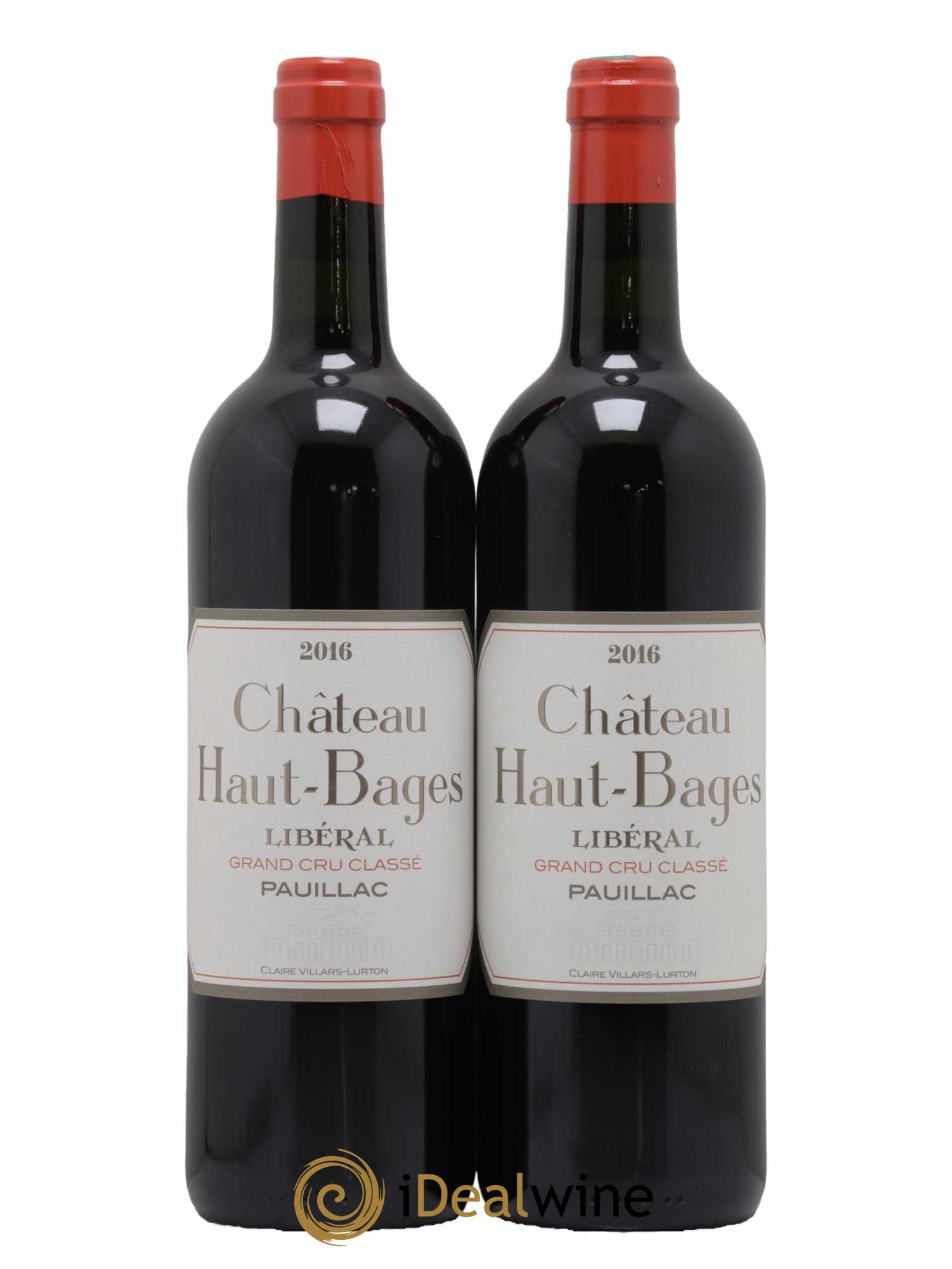 Château Haut Bages Libéral 5ème Grand Cru Classé 2016 - Lot de 2 bouteilles - 0