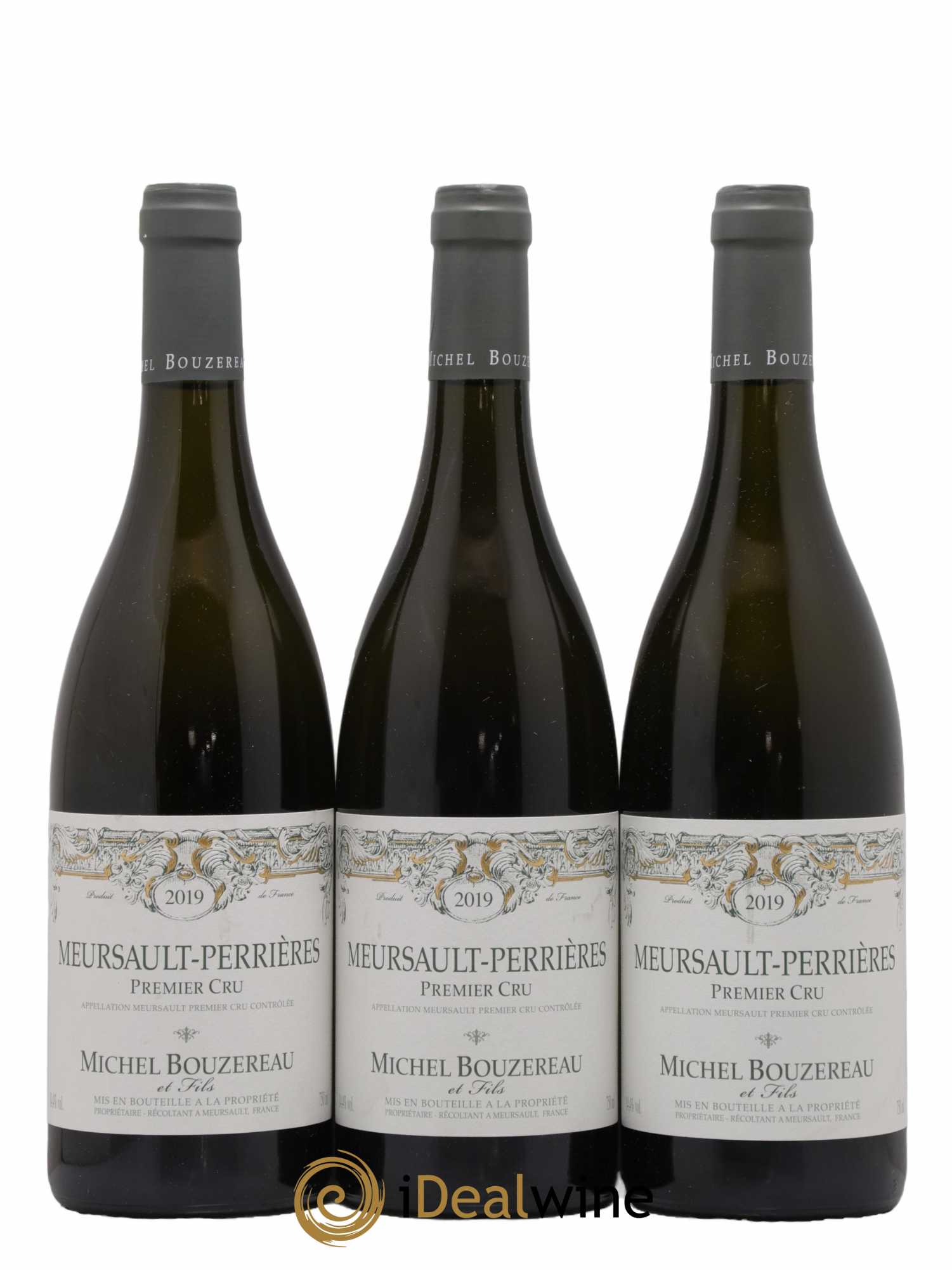 Meursault 1er Cru Perrières Michel Bouzereau et Fils (Domaine) 2019 - Lot de 3 bouteilles - 0