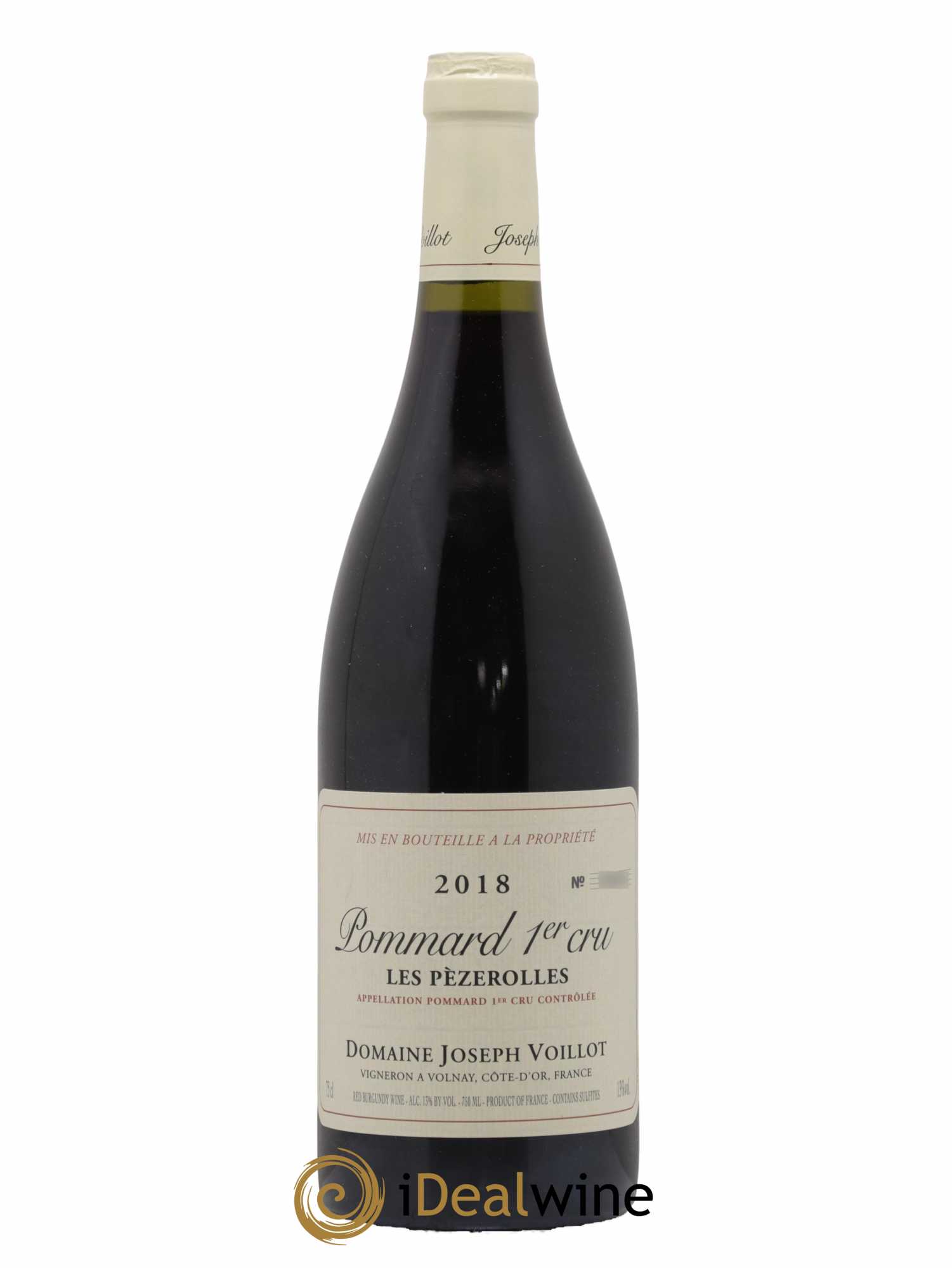 Pommard 1er Cru Les Pèzerolles Joseph Voillot (Domaine) 2018 - Lot de 1 bouteille - 0