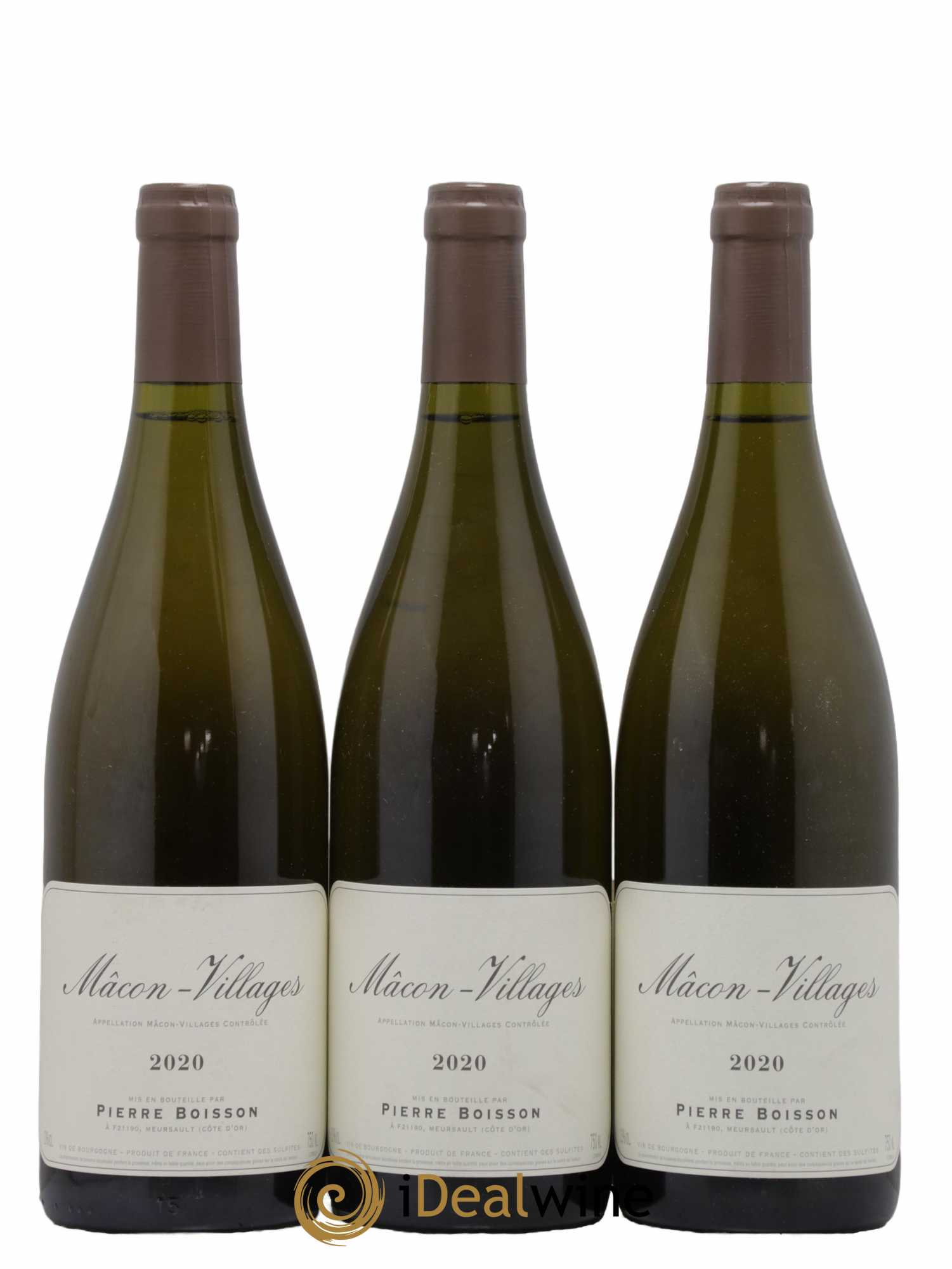 Mâcon-Villages Pierre Boisson 2020 - Lot de 3 bouteilles - 0
