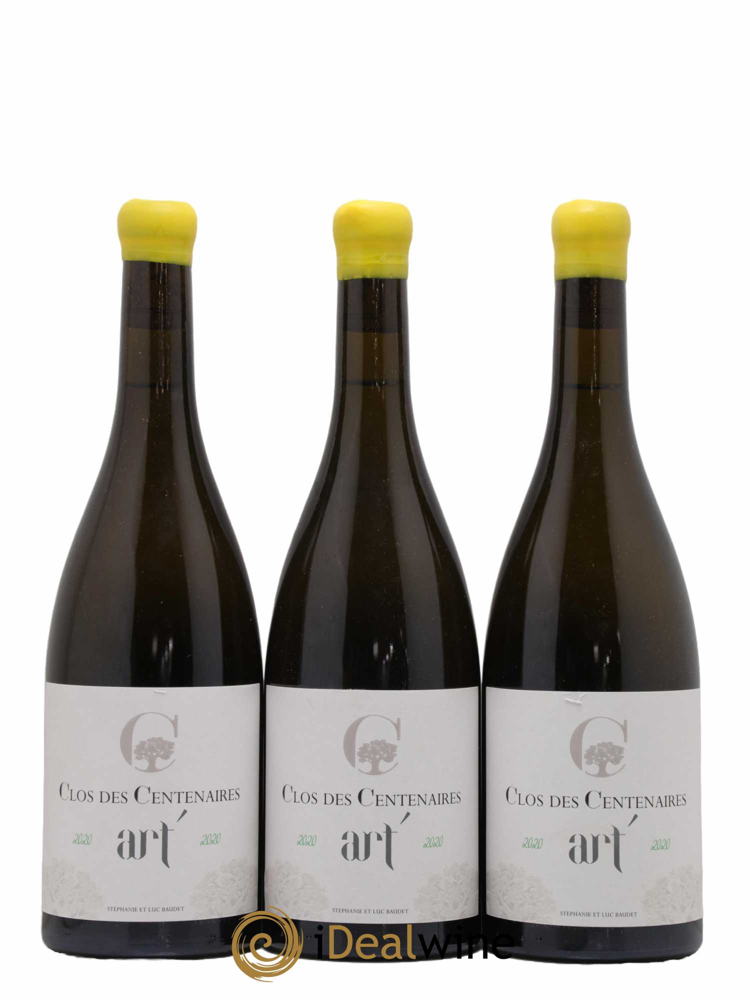 Pays d'Oc Art Clos des Centenaires Stéphanie et Luc Baudet 2020 - Lot de 3 bouteilles - 0