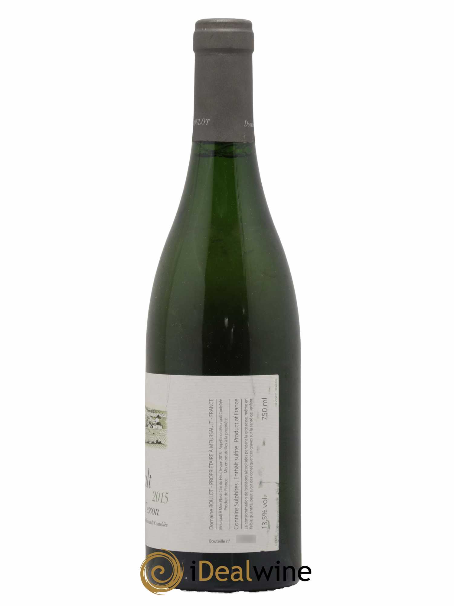 Meursault A mon plaisir Clos du Haut Tesson Roulot (Domaine) 2015 - Lot de 1 bouteille - 1