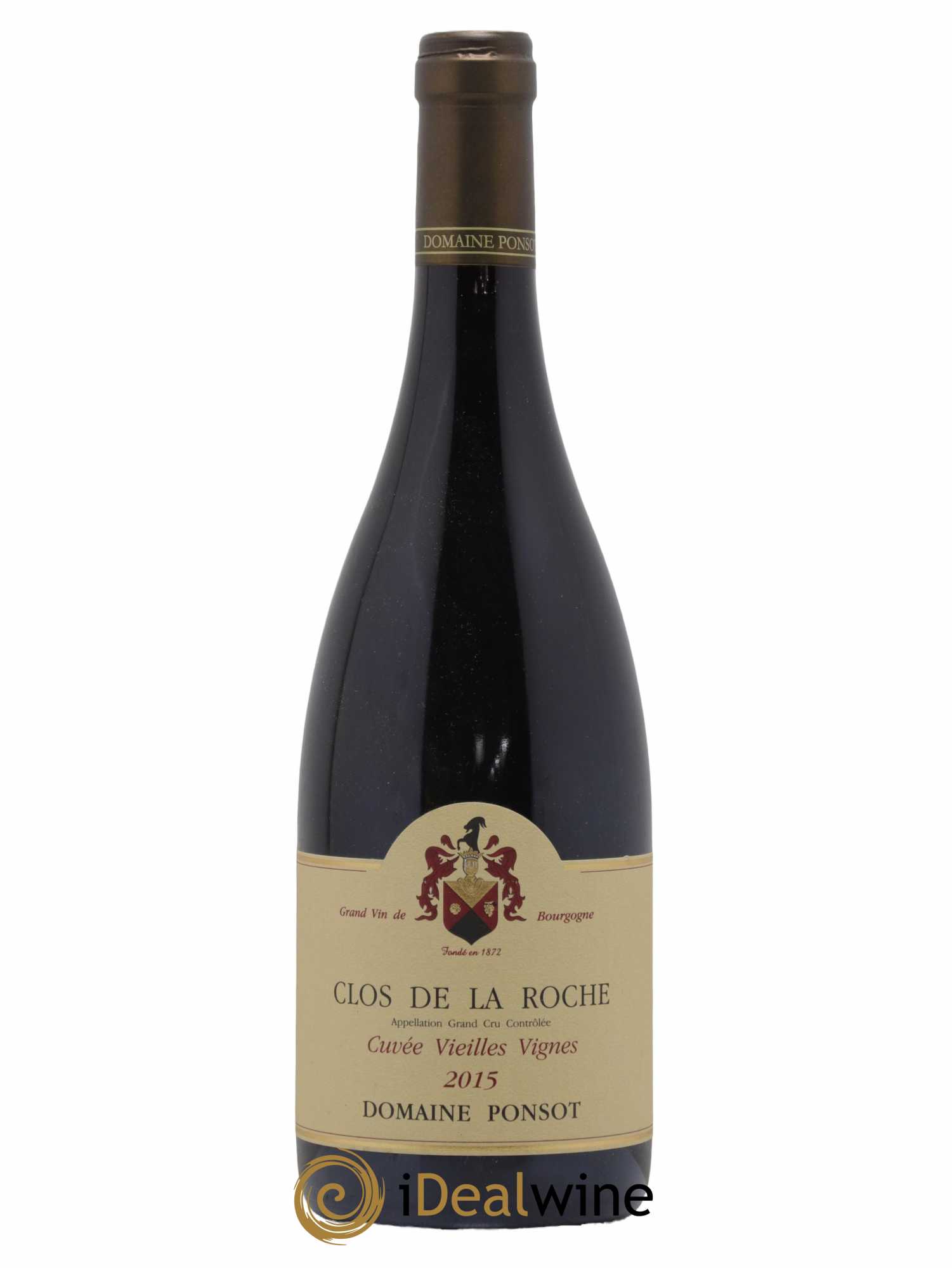 Clos de la Roche Grand Cru Vieilles Vignes Ponsot (Domaine) 2015 - Lot de 1 bouteille - 0