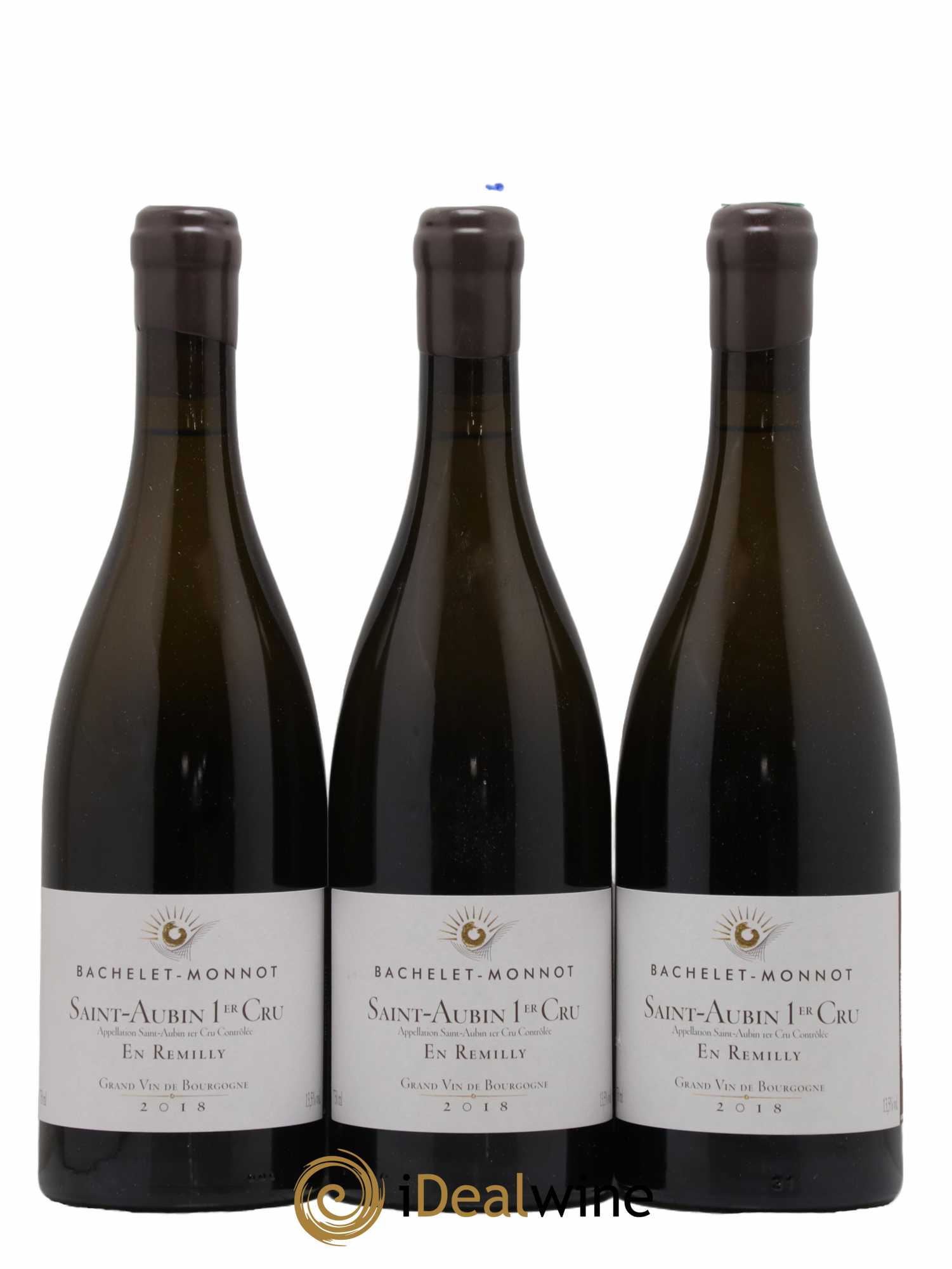 Saint-Aubin 1er Cru En Rémilly Bachelet-Monnot 2018 - Lot de 3 bouteilles - 0