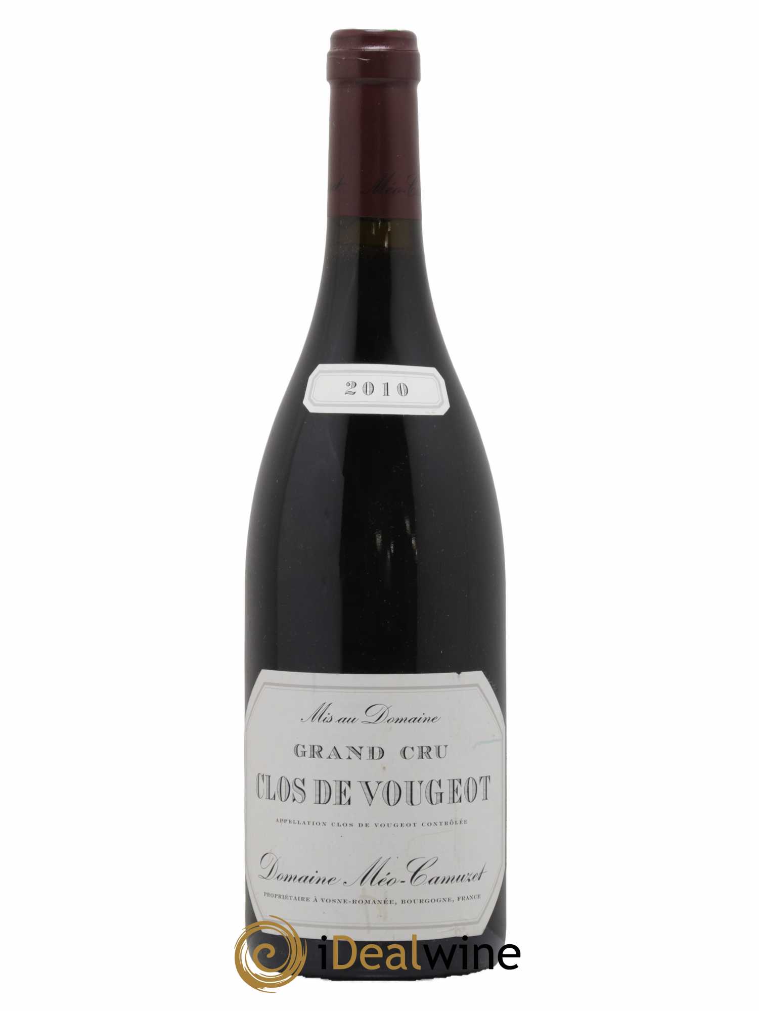 Clos de Vougeot Grand Cru Méo-Camuzet (Domaine) 2010 - Lot de 1 bouteille - 0